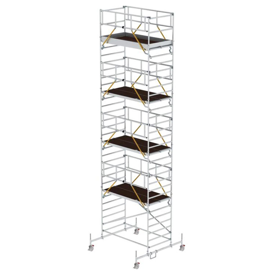 MUNK Rollgerüst SG mit Doppelplattform 1,35x2,45m Plattform 10,58m AH