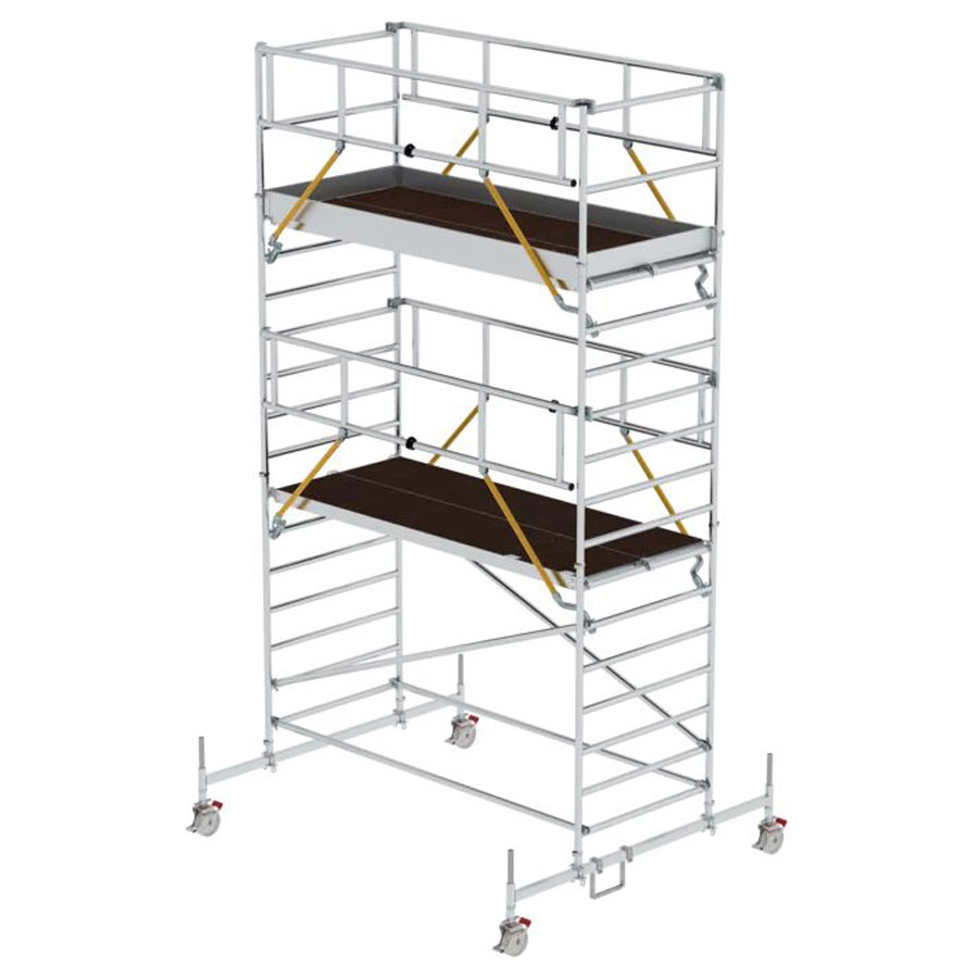 MUNK Rollgerüst SG mit Doppelplattform 1,35x3,00m Plattform 6,66m AH