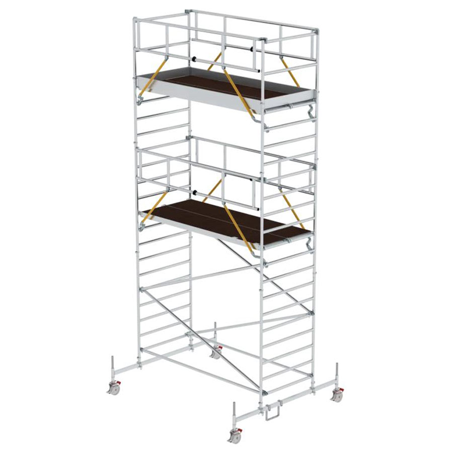 MUNK Rollgerüst SG mit Doppelplattform 1,35x3,00m Plattform 7,78m AH