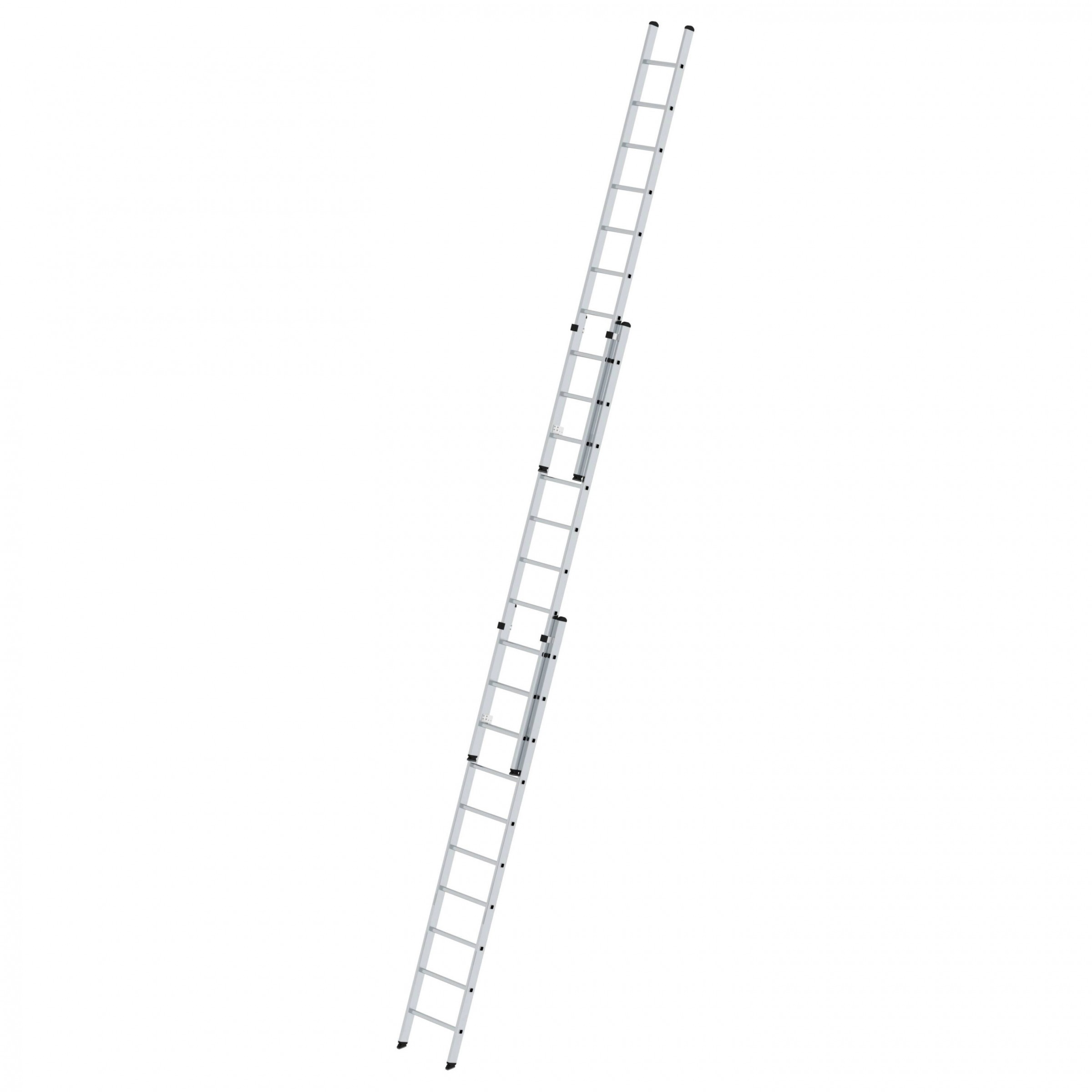 MUNK Aluminium-Schiebeleiter 3-teilig ohne Traverse 3x10 Sprossen