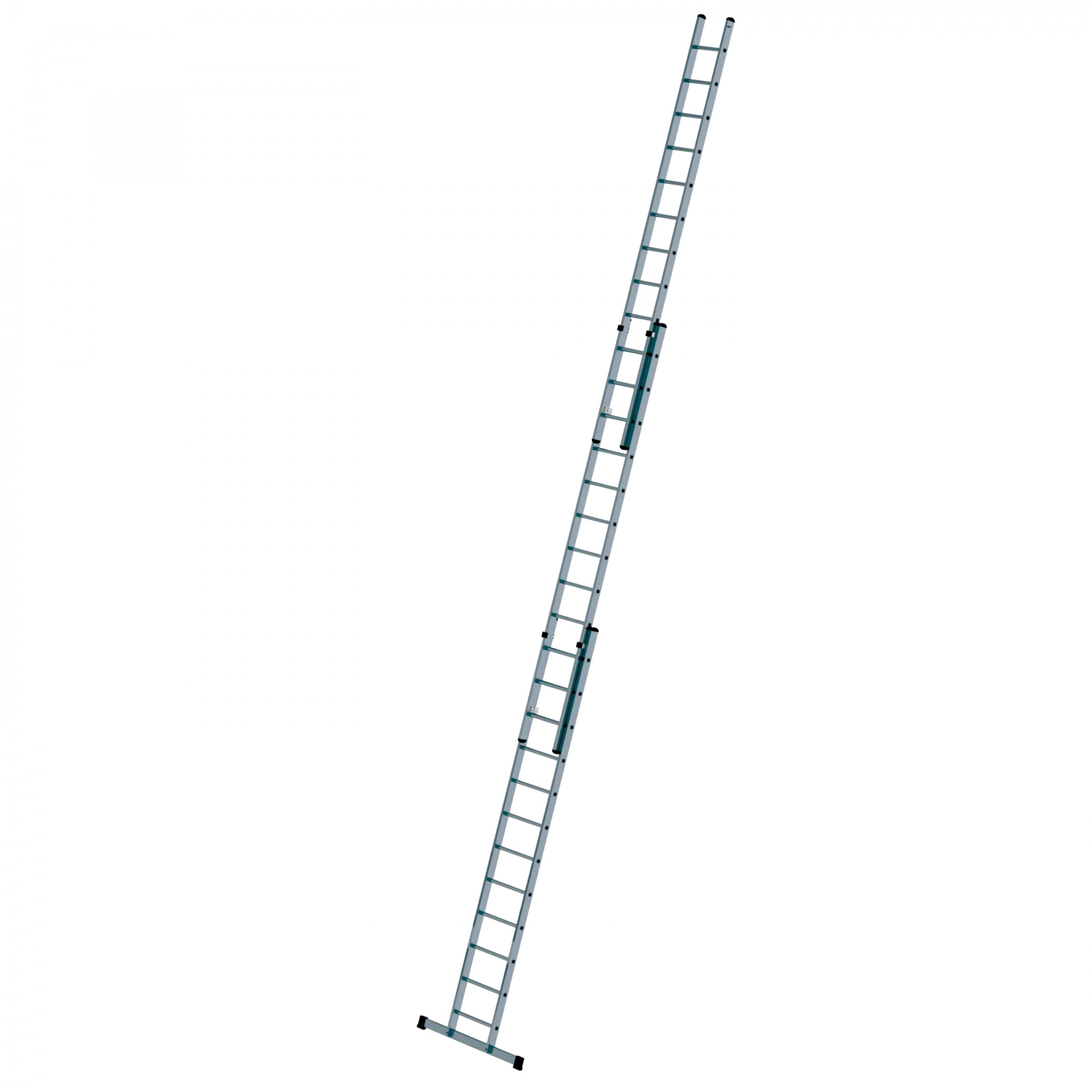 MUNK Schiebeleiter mit Traverse 3x12 Sprossen