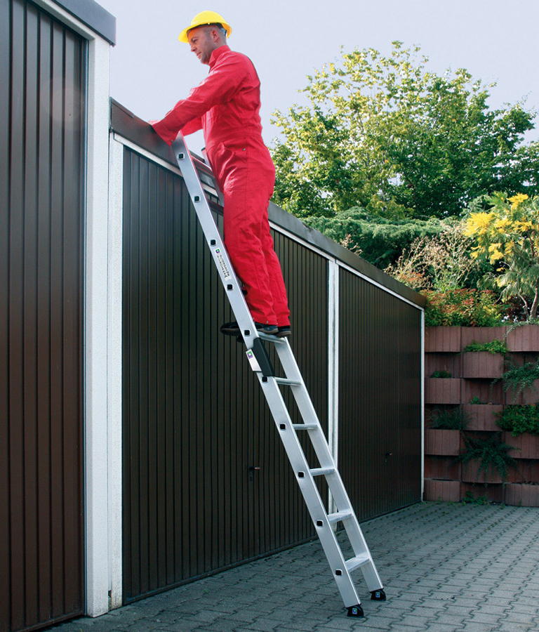 MUNK Stufenanlegeleiter ohne Traverse mit Ergo-Pad