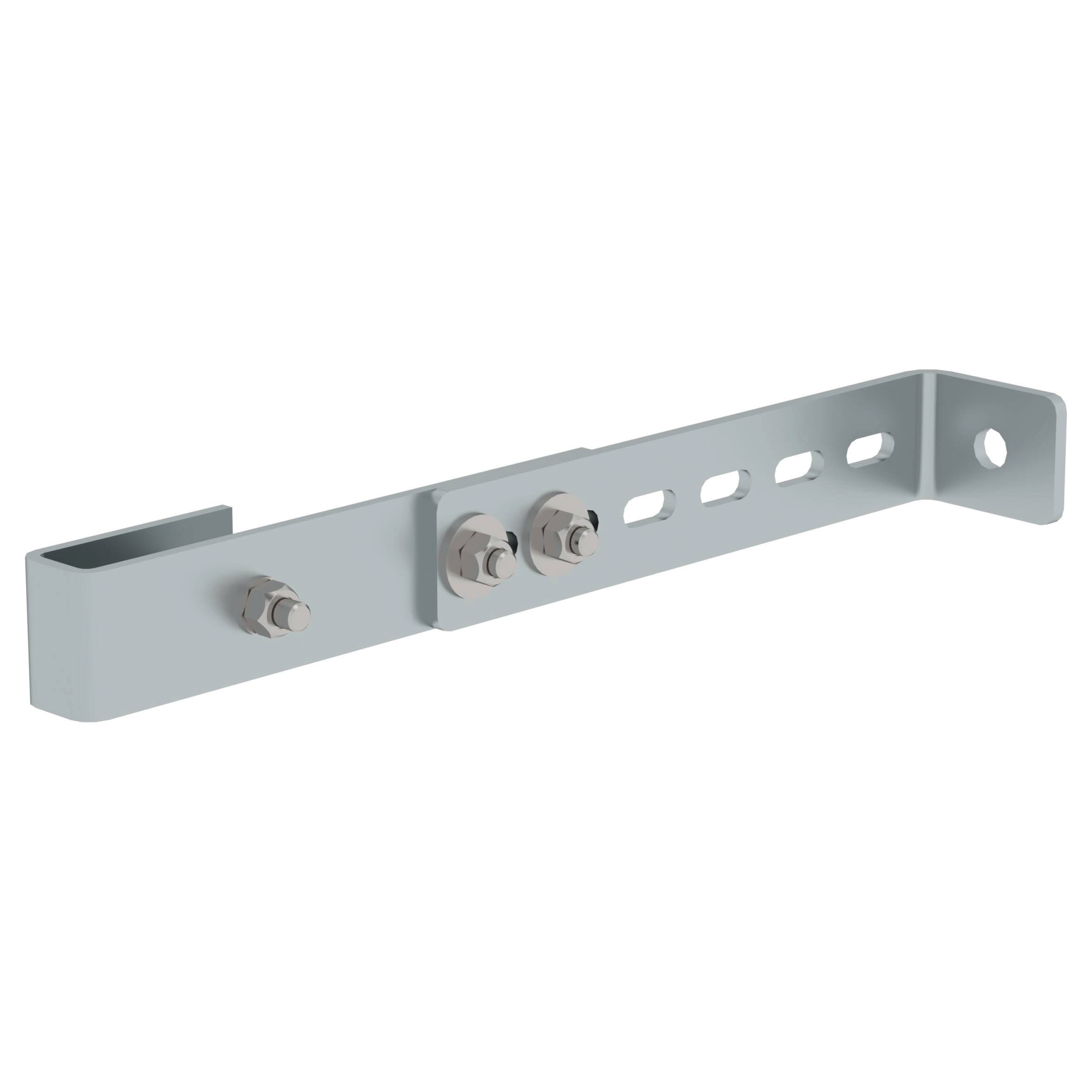 MUNK Wandhalter für Schachtleitern verstellbar 150-300 mm Stahl verzinkt 1 Stück