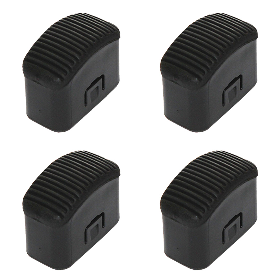 Hailo Fuß-Set in schwarz für Klapptritt Hailo Step-ke/L90