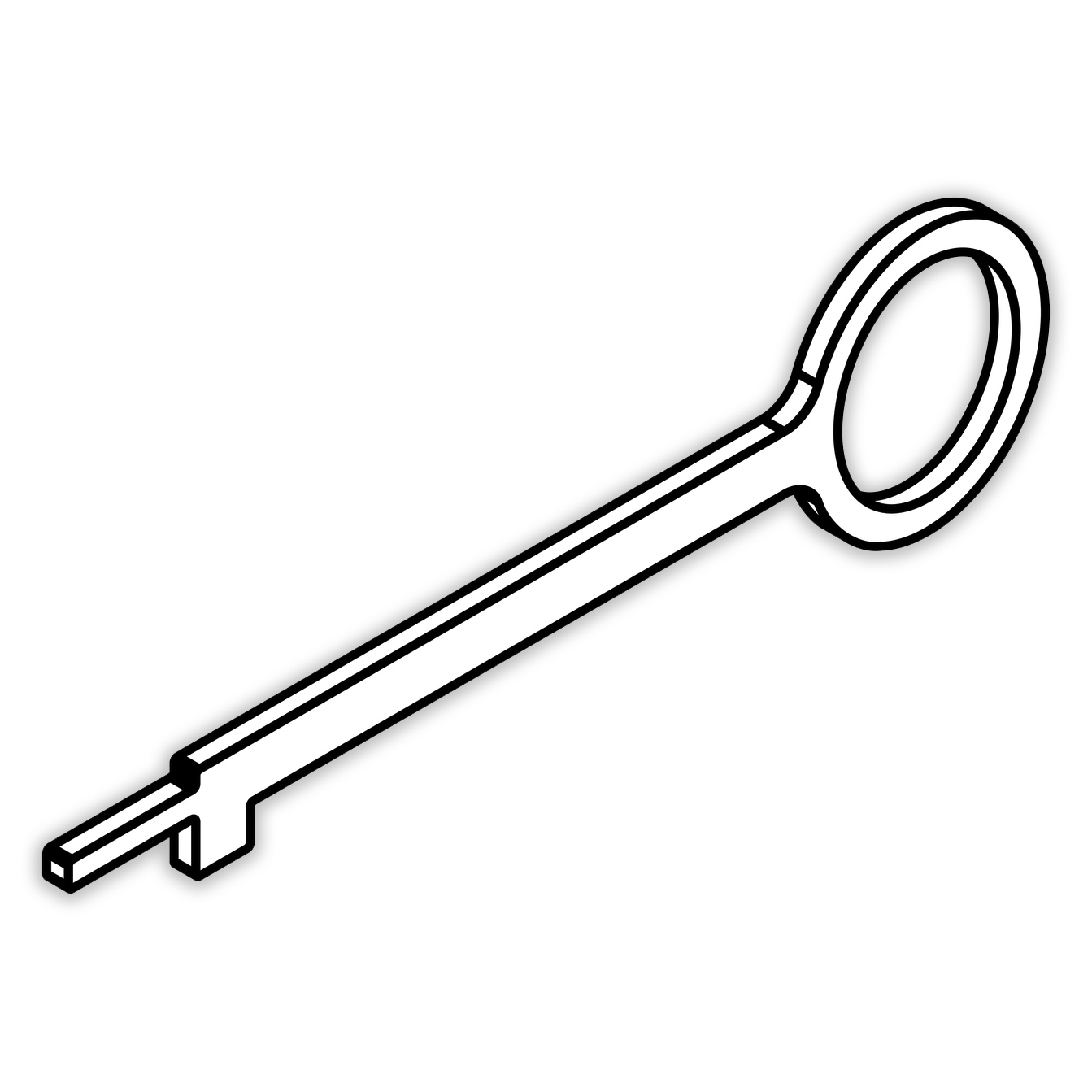 Hailo Bedienschlüssel für Schachtabdeckung (HS1, HS4, HS3, HS4, HS7, HS9)