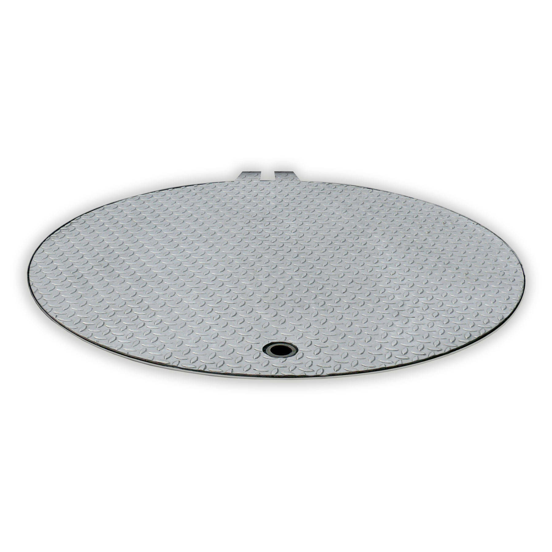 Topleiter Hailo Schachtabdeckung HS12 Edelstahl rund tagwasserdicht und begehbar Klasse A15kN