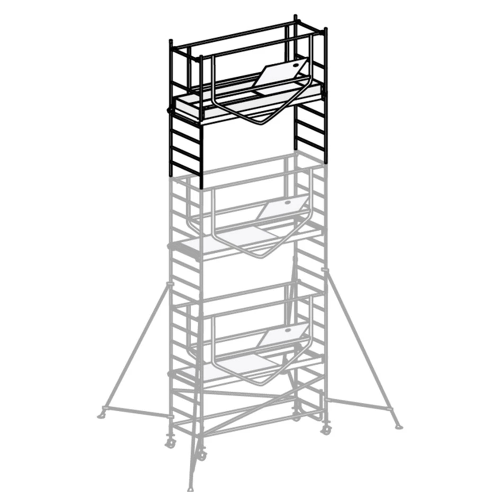 Hymer Fahrgerüst ADVANCED SAFE-T Modul 3 Bühnenlänge 1,58m
