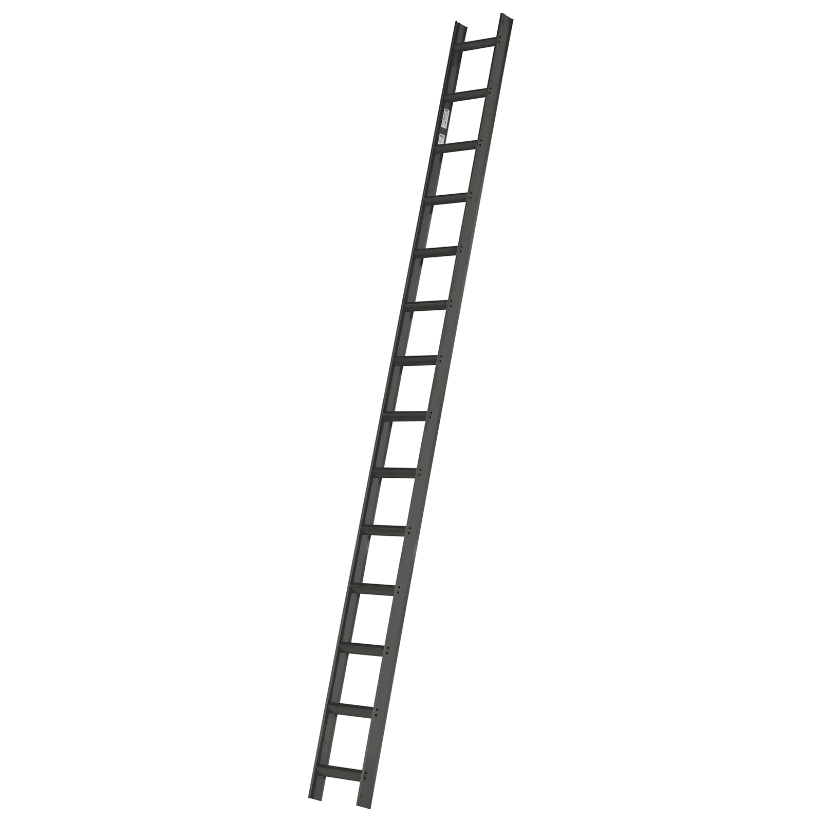 Hymer Dachauflegeleiter RAL 7016 anthrazit beschichtet 14 Sprossen