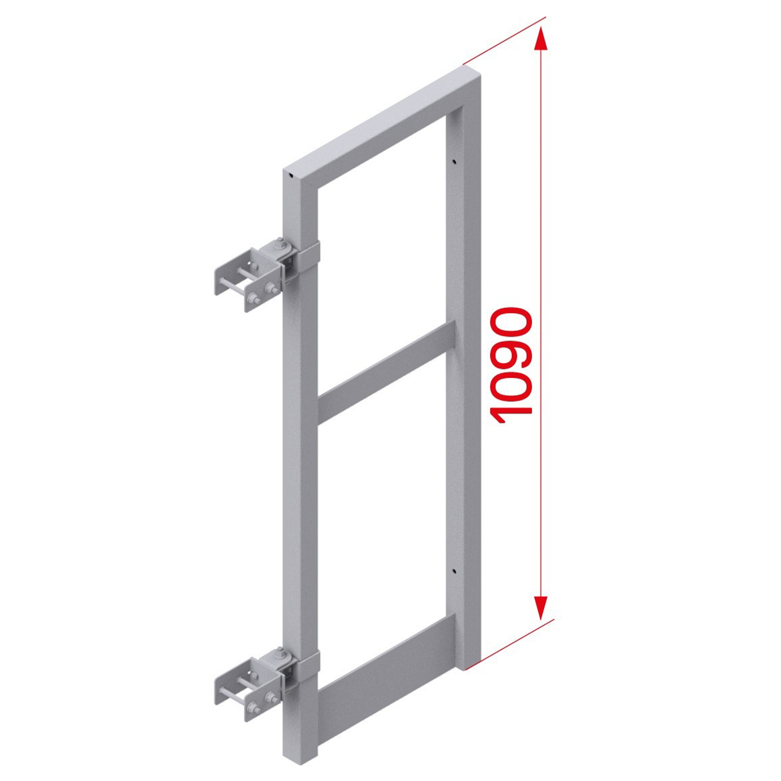 Hymer Durchgangssperre Stahl verzinkt mit Fußleiste