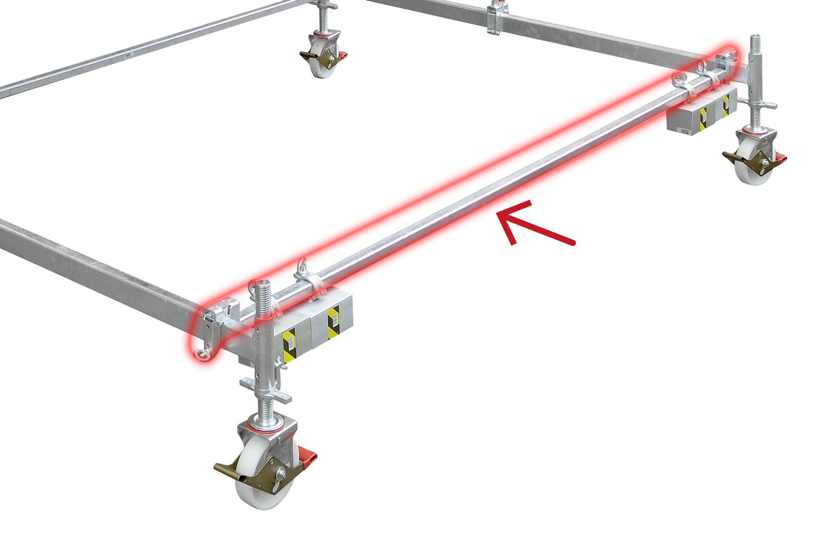 Hymer Einzelteil Gerüst Längstraverse 2,95m Länge