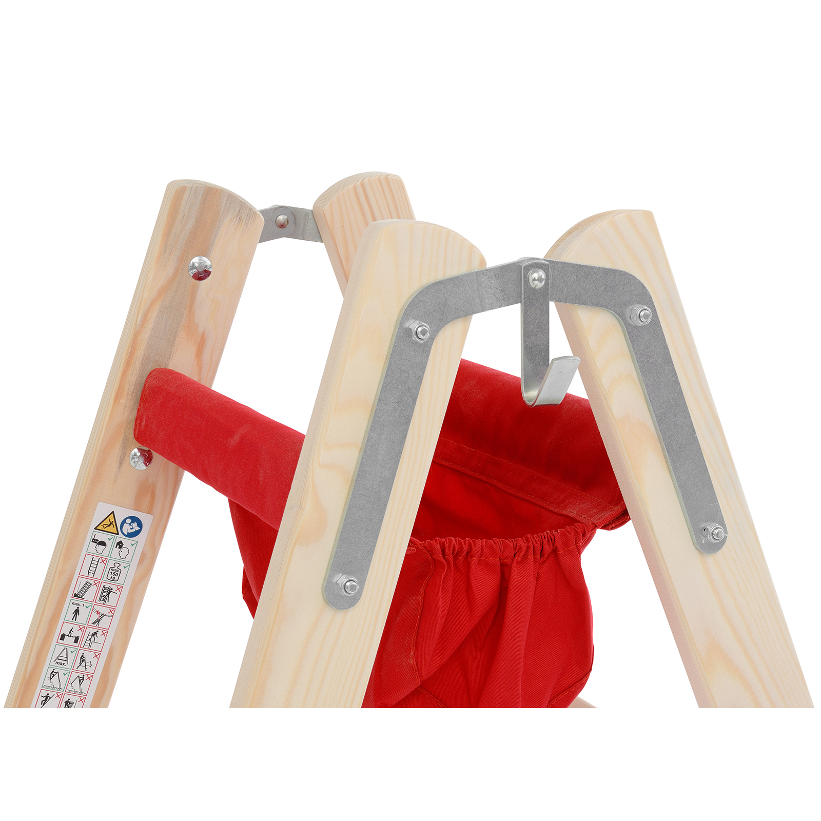 Hymer Ersatzteilset Gelenke für Holz-Stufenstehleiter