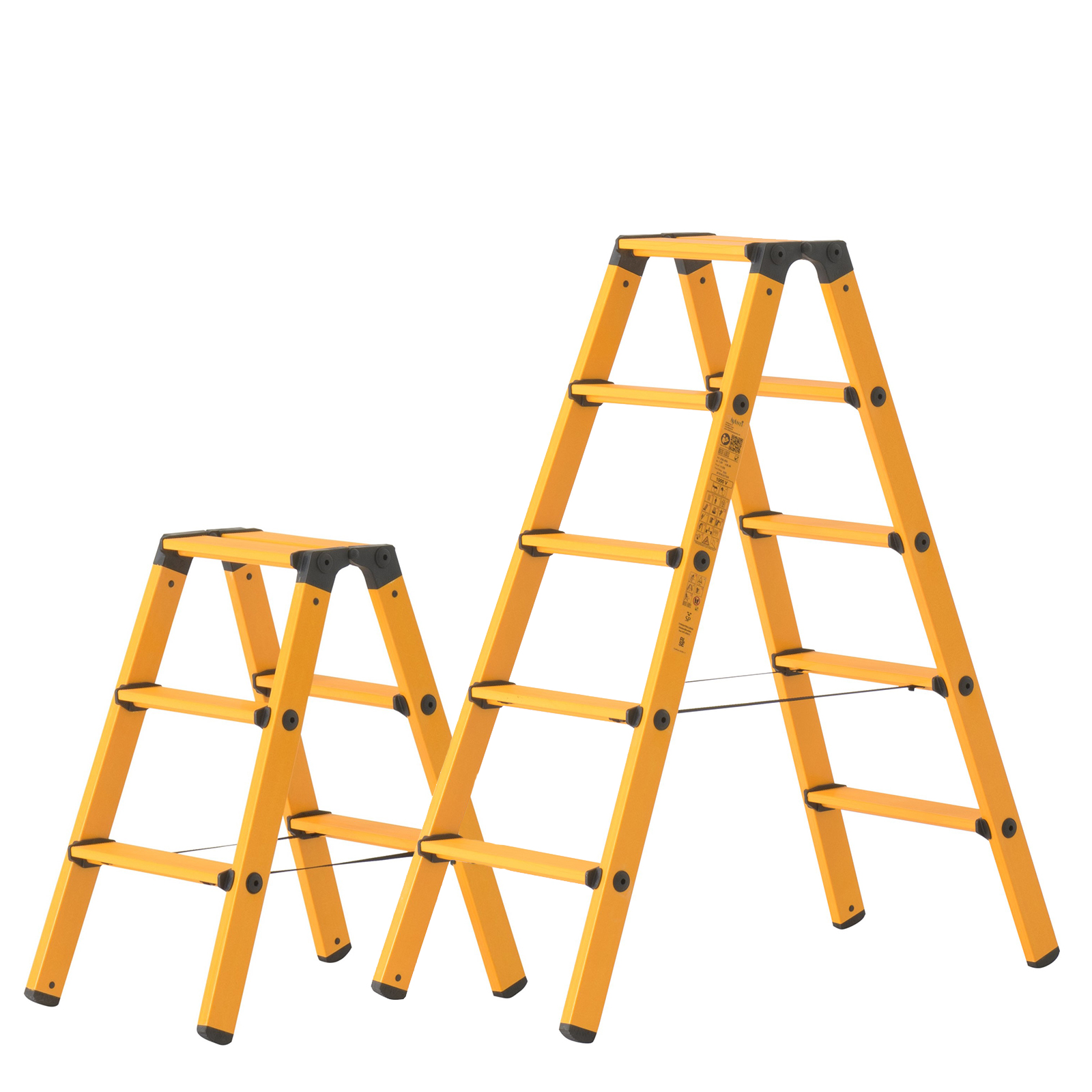 Hymer GFK Stufenstehleiter zweiseitig begehbar