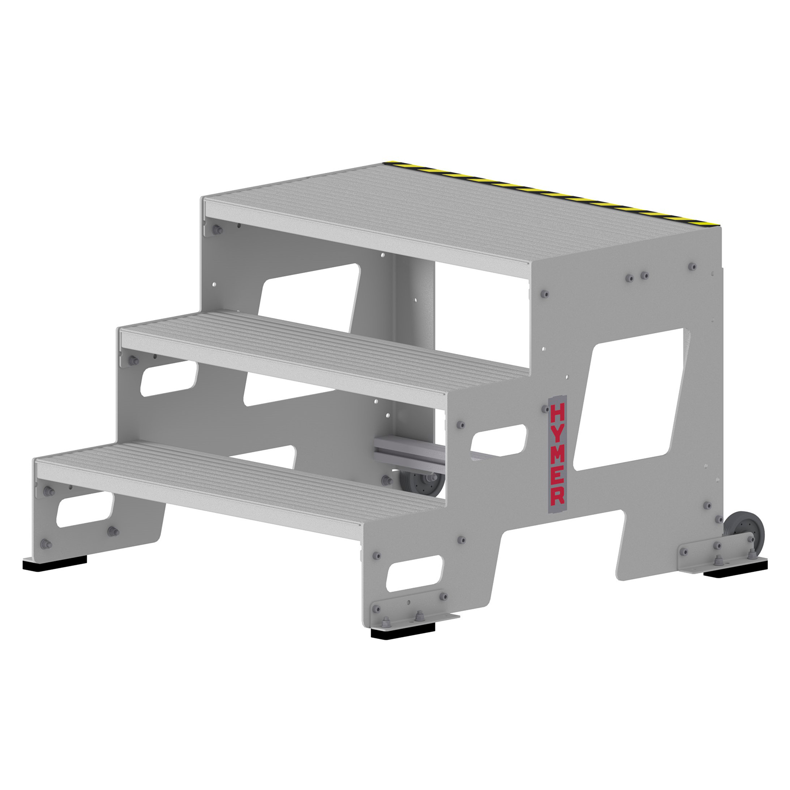 Hymer Industrietritt Grundmodul mit Alu-Profilstufen 0,6m Stufenbreite 3 Stufen