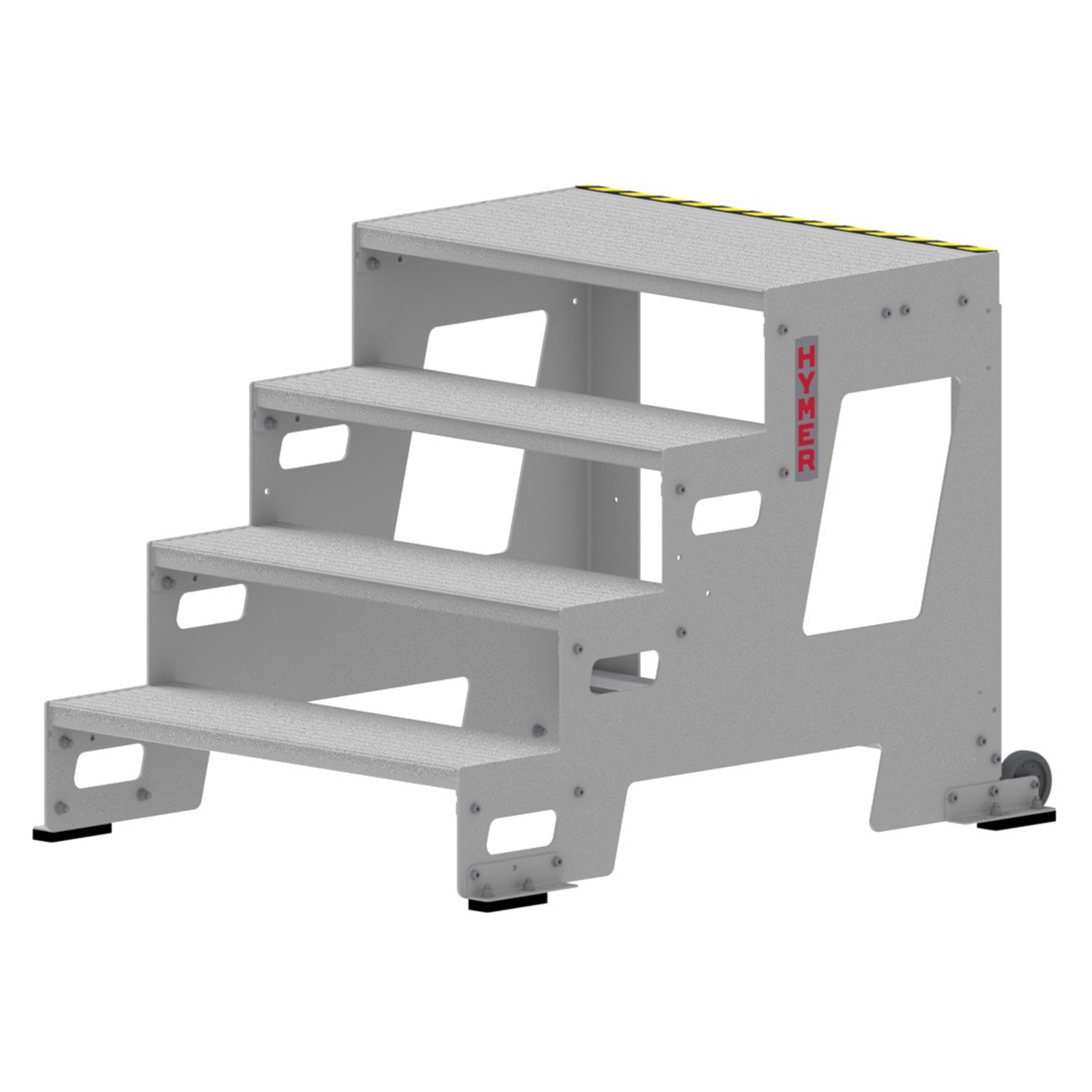 Hymer Industrietritt Grundmodul mit Alu-Profilstufen 0,6m Stufenbreite 4 Stufen
