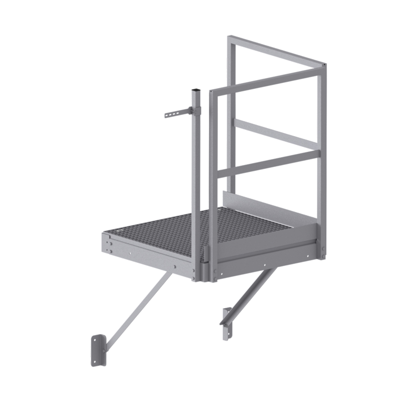 Hymer Podest aus Gitterrost