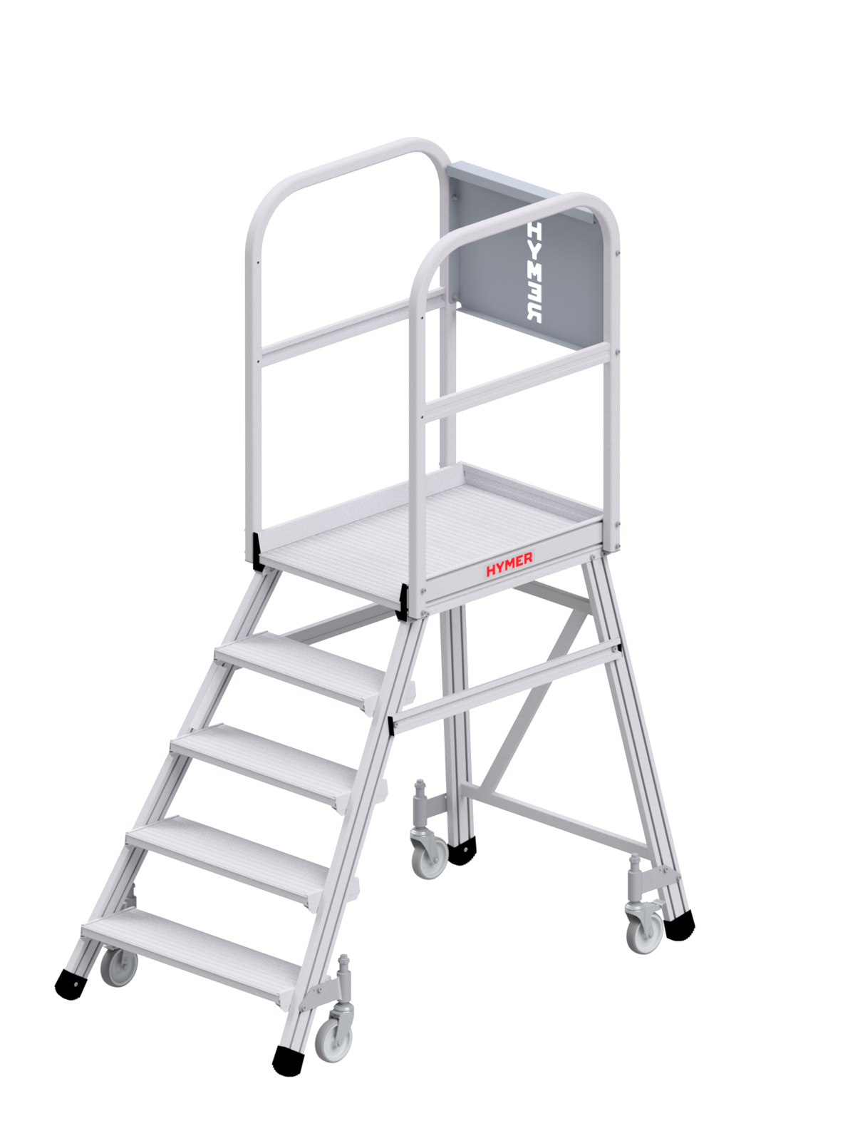 Hymer Podesttreppe 6188 fahrbar einseitig begehbar 5 Stufen