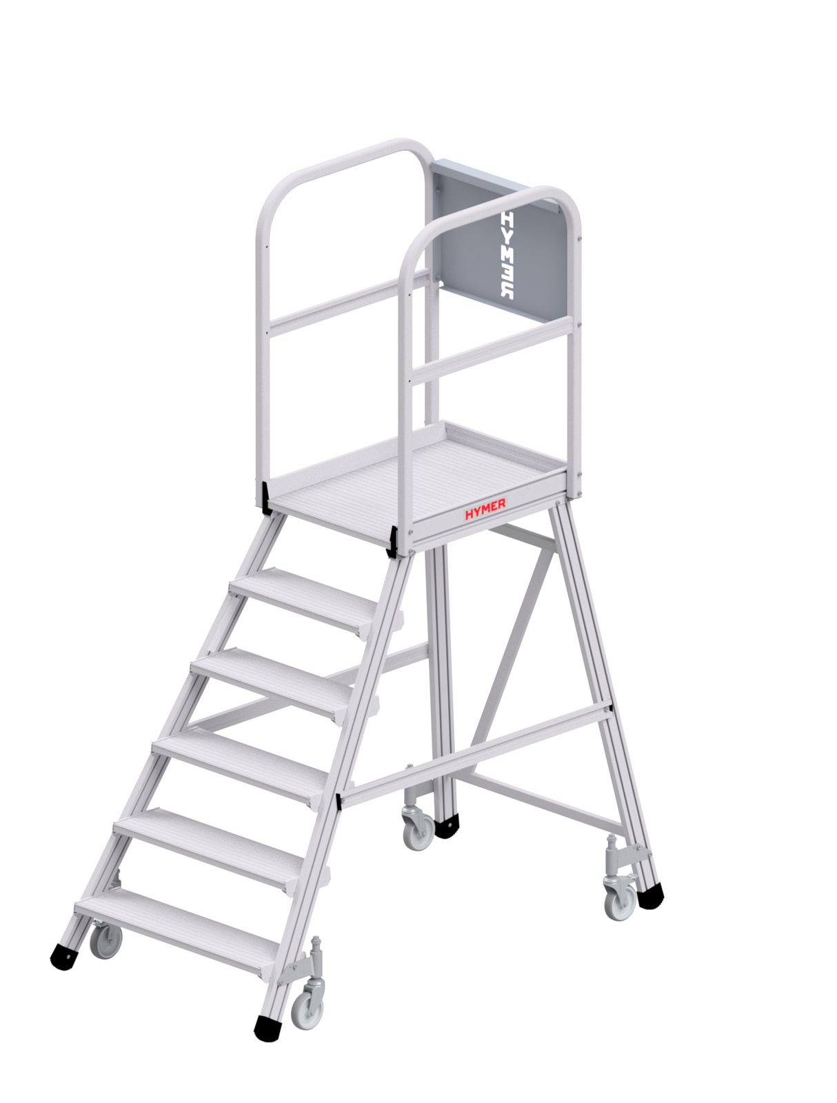 Hymer Podesttreppe 6188 fahrbar einseitig begehbar 6 Stufen