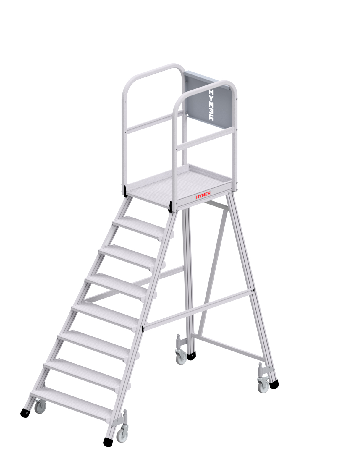 Hymer Podesttreppe 6188 fahrbar einseitig begehbar 8 Stufen