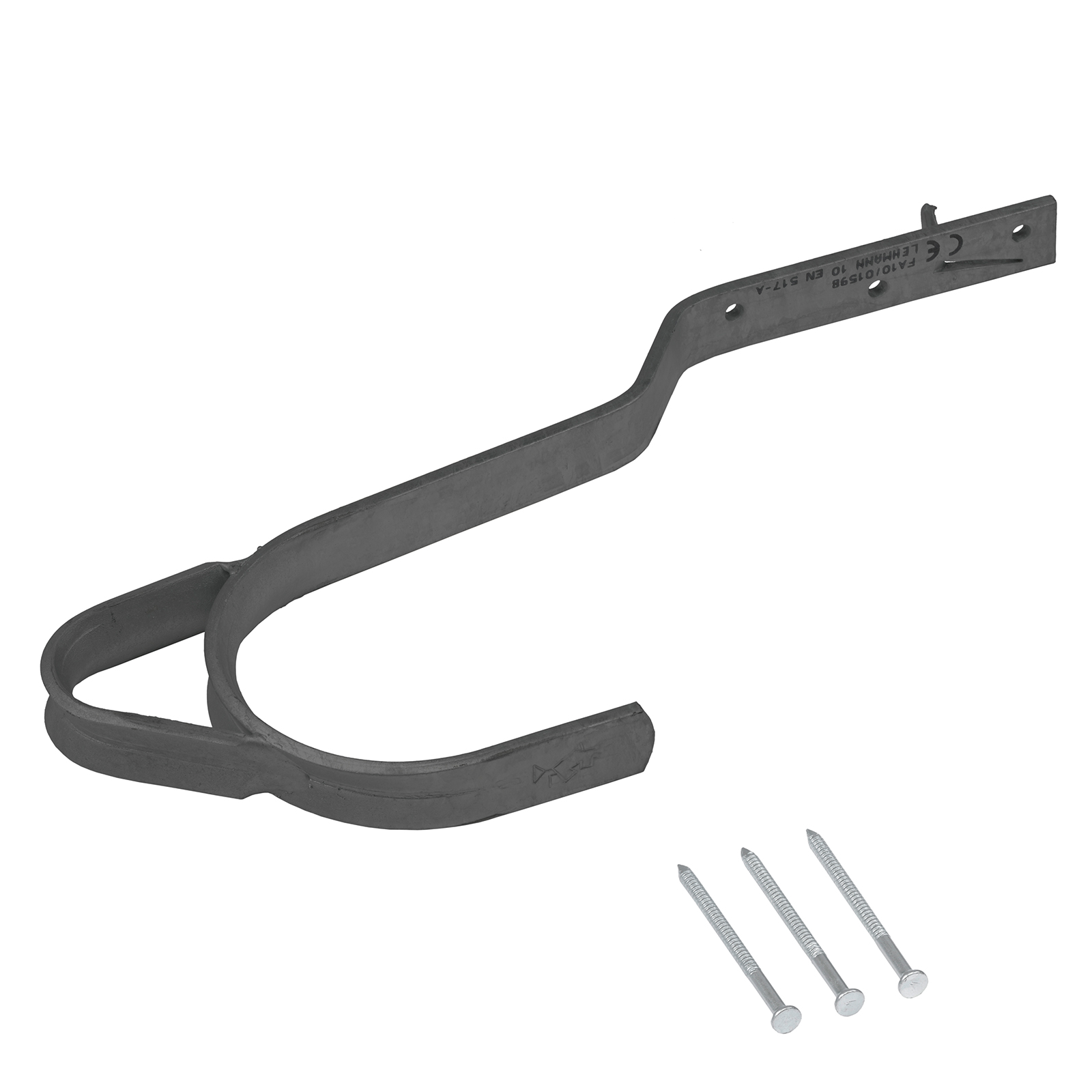 Hymer Sicherheits-Dachhaken Typ A RAL 7016 anthrazit für Ziegel, Pfannen und sonstige Bedachungen