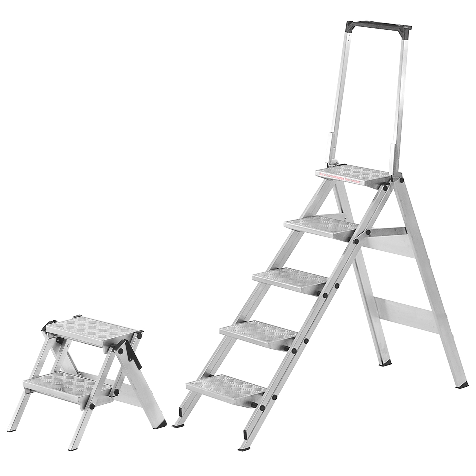 Hymer Sicherheitstreppe mit geriffeltem Aluminiumbelag mit Bügel oder ohne Bügel