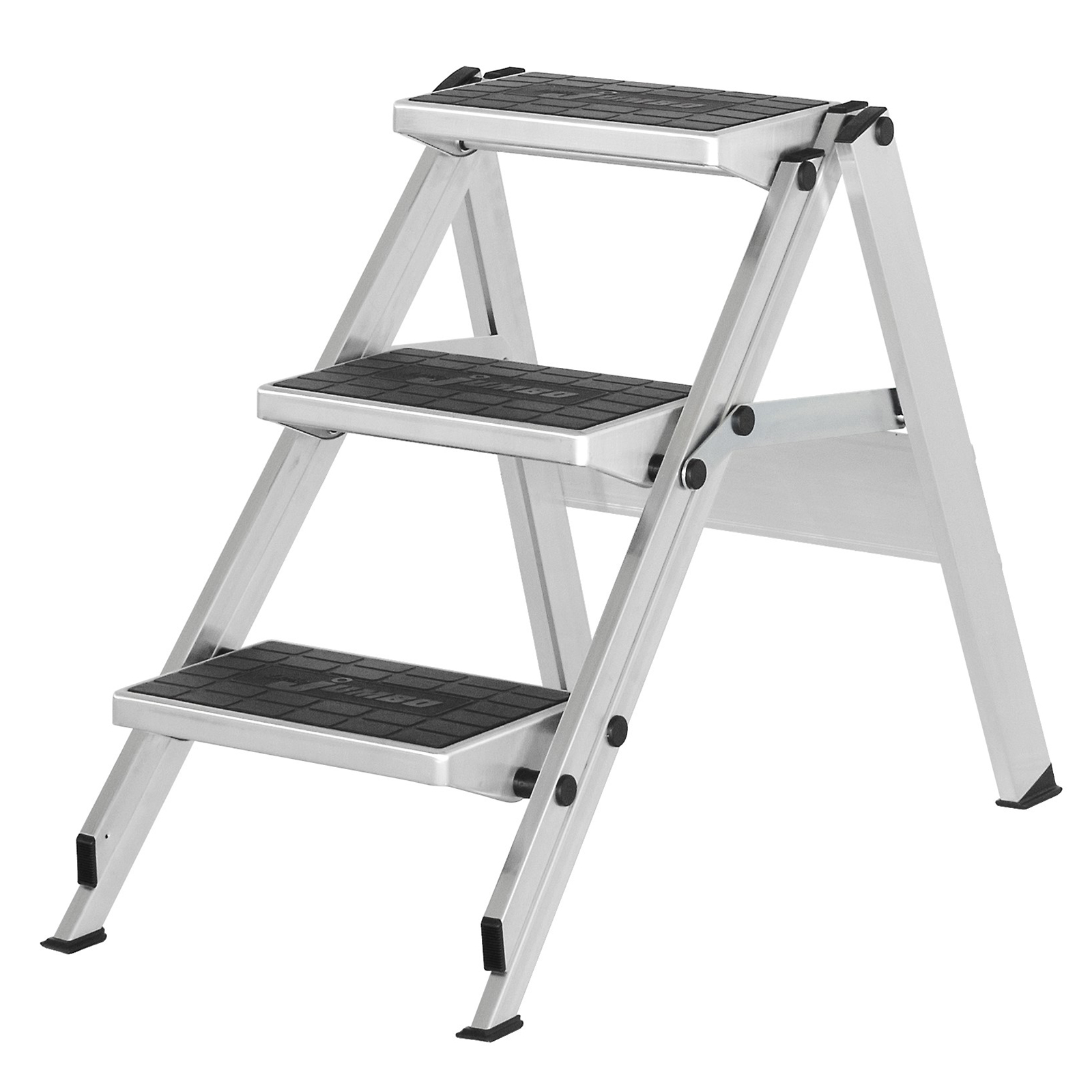 Hymer Sicherheitstreppe 3 Stufen mit rutschsicherem Gummibelag ohne Bügel