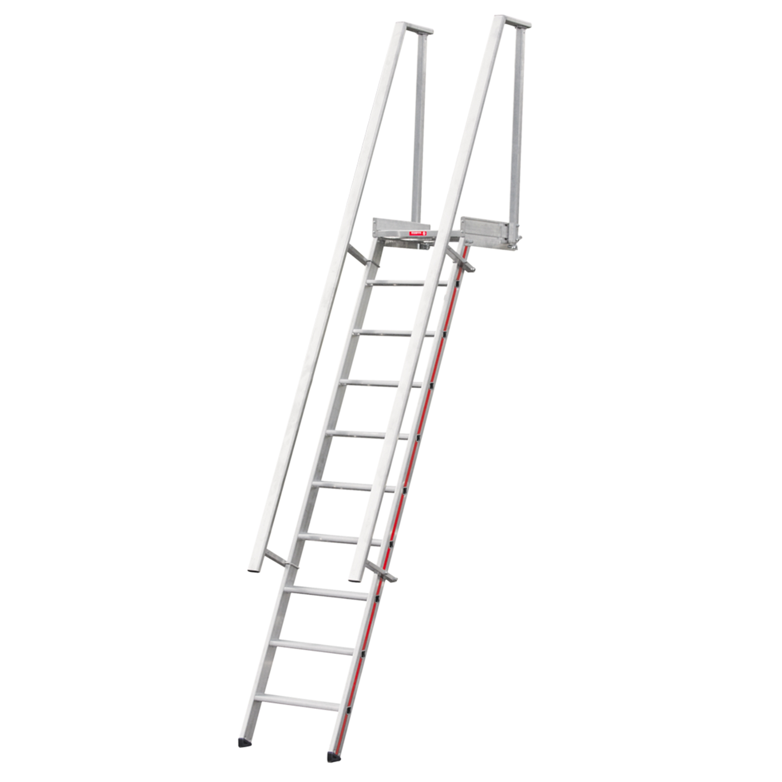 Hymer Stufenaufstieg mit Plattform