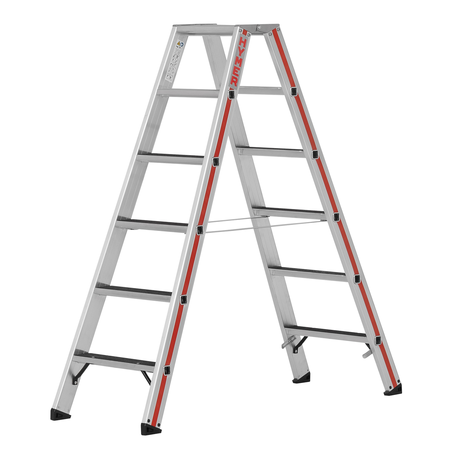 Hymer Stufenstehleiter R13 2x6 Stufen