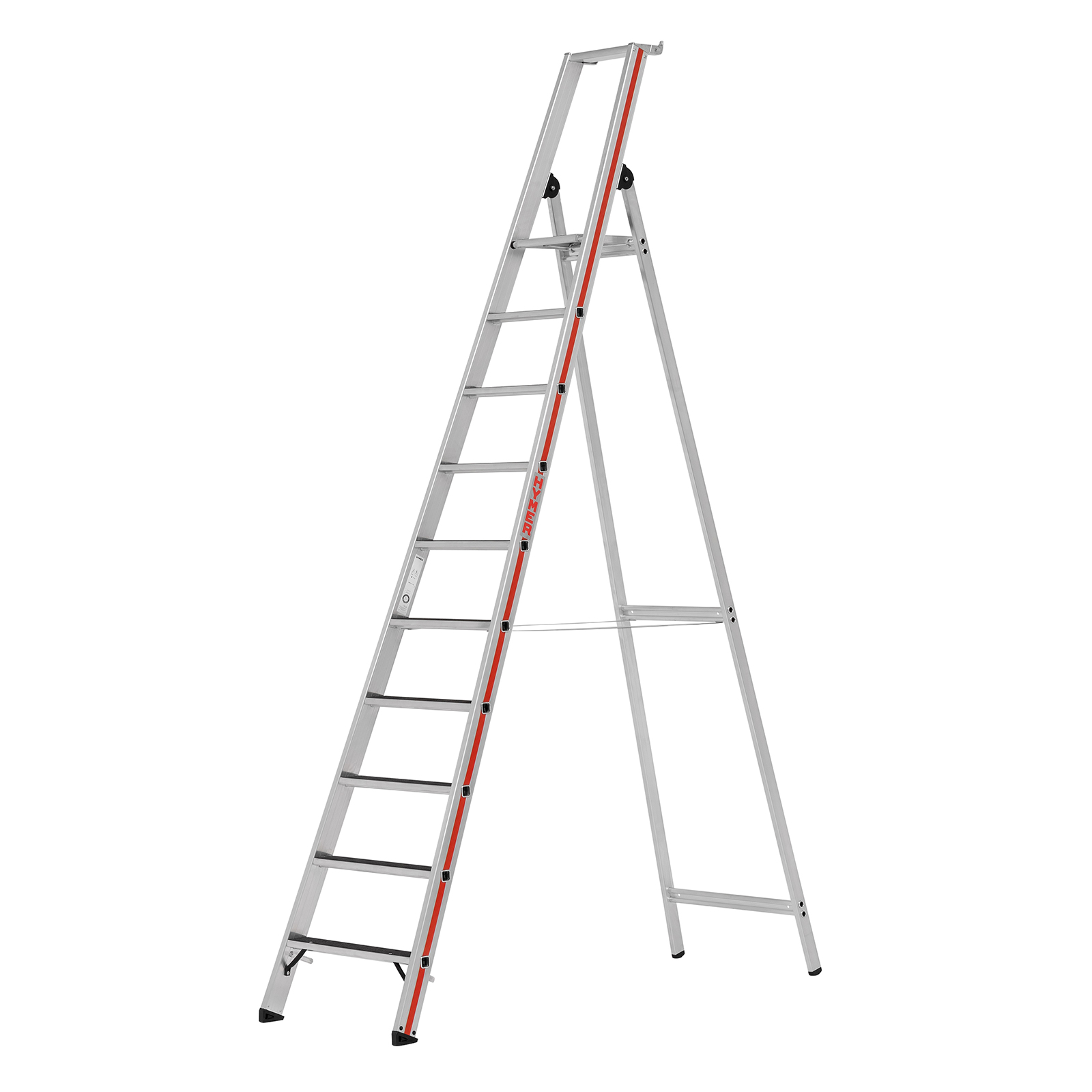 Hymer Stufenstehleiter R13 mit Plattform 10 Stufen