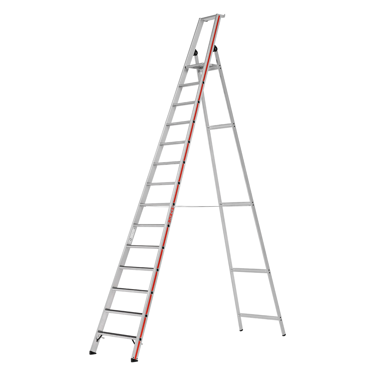 Hymer Stufenstehleiter R13 mit Plattform 14 Stufen