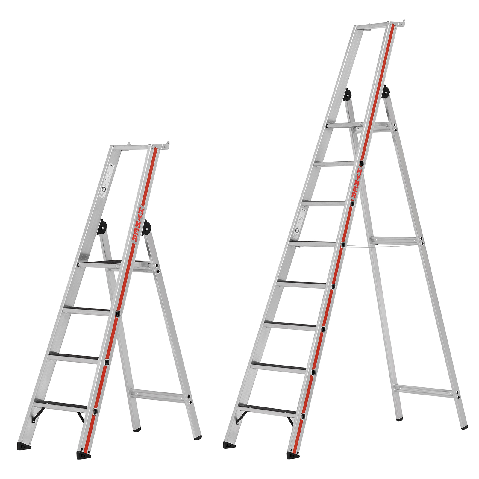 Hymer Stufenstehleiter R13 mit Plattform