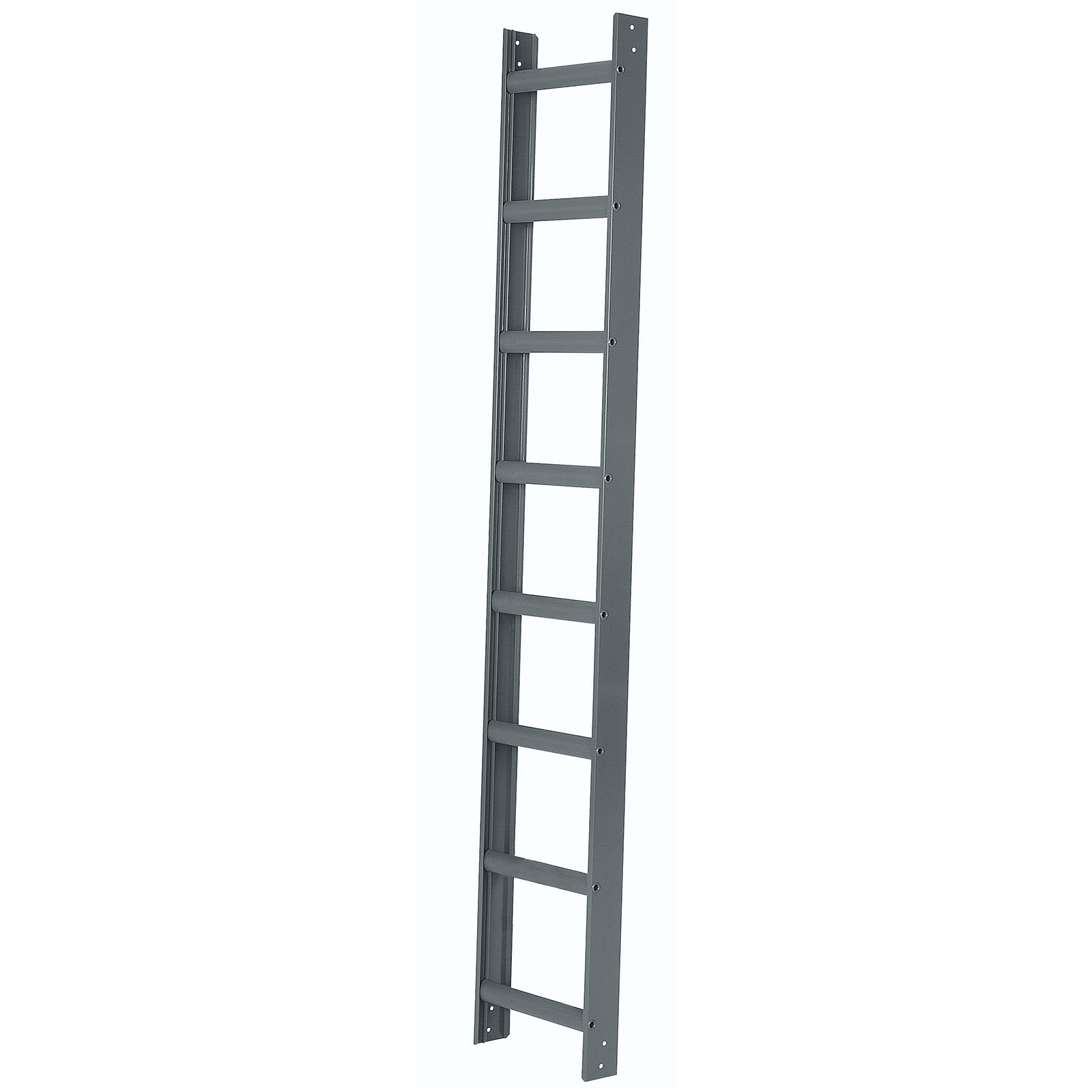 Iller Aluminium Dachleiter mit hochwertiger Pulverbeschichtung 12 Sprossen Alu Blank