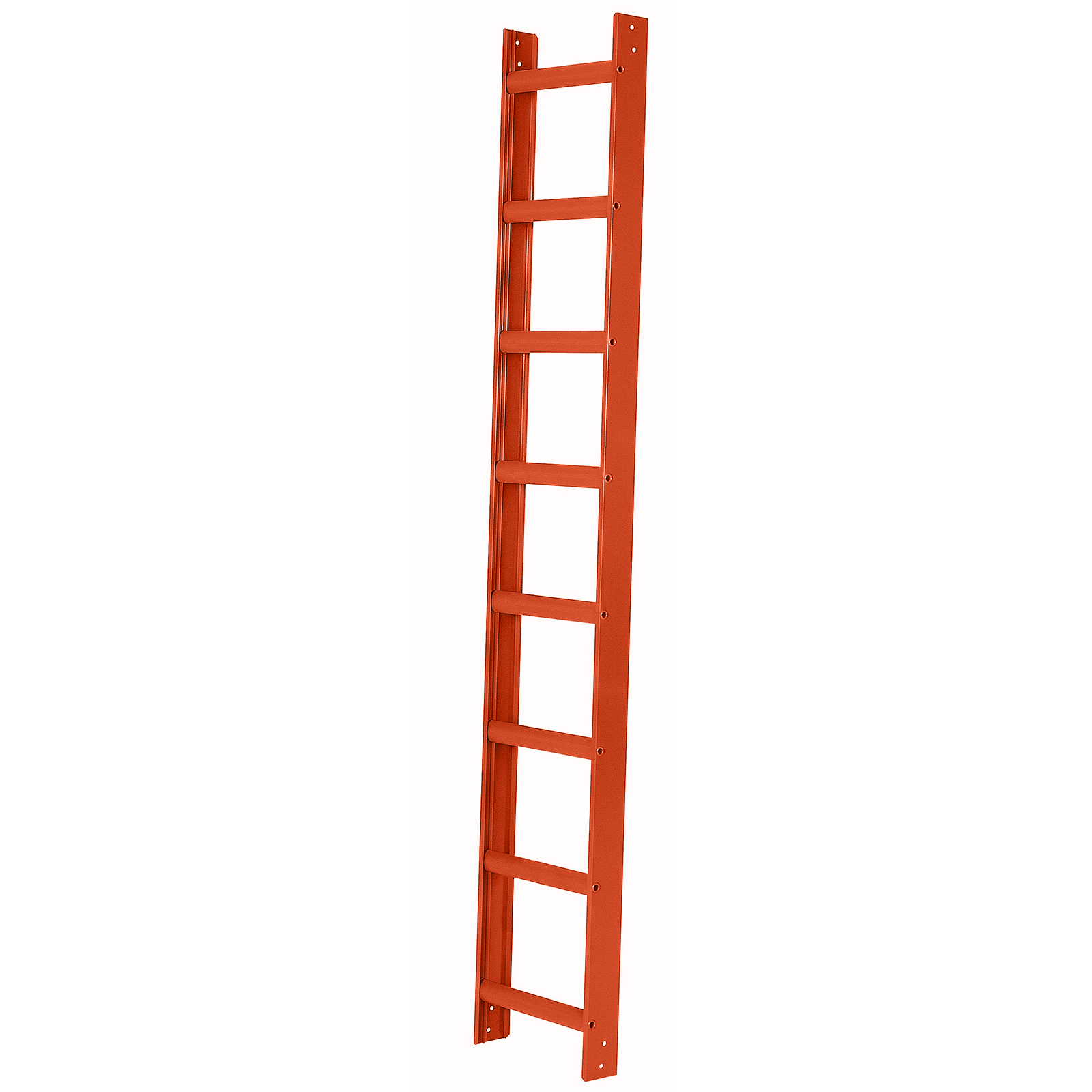 Iller Aluminium Dachleiter mit hochwertiger Pulverbeschichtung 12 Sprossen Kupferbraun