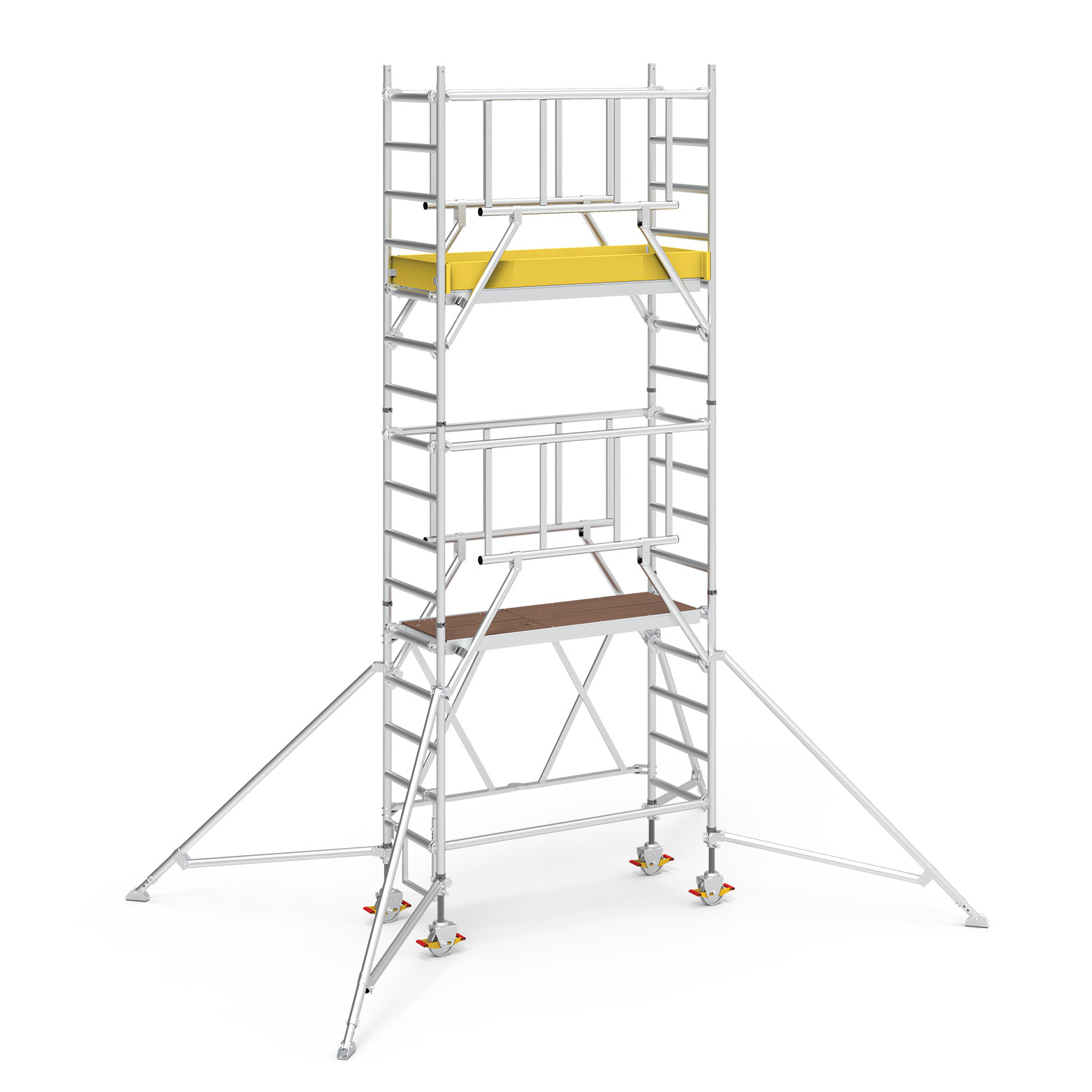 Iller Klappgerüste mit Sicherheitsaufbau 0,75x1,80m | 5,70 m AH