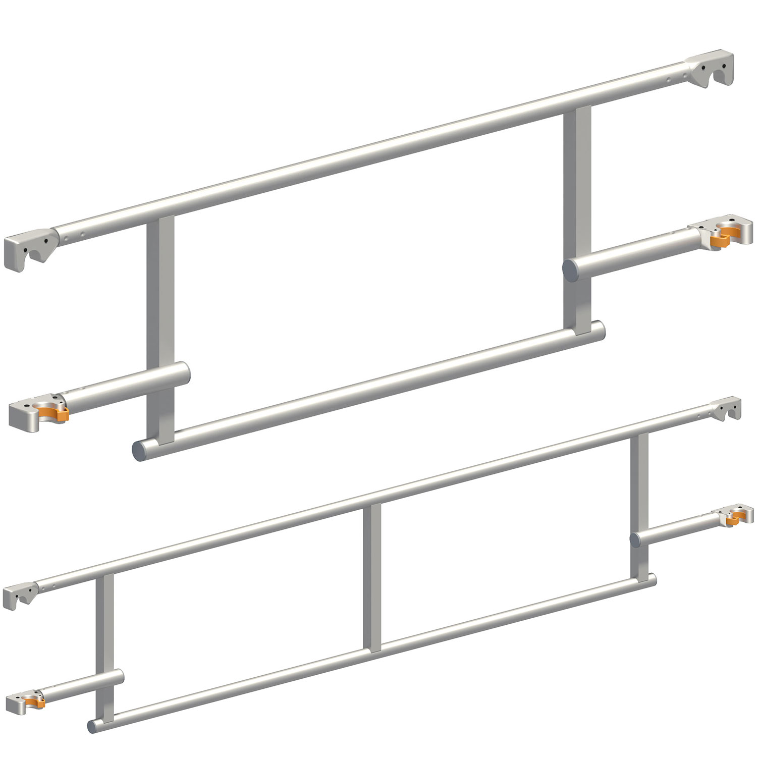 Layher Doppelgeländer für Fahrgerüste