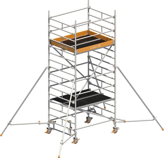 Layher Rollgerüst Uni Kompakt P2 mit Gerüststützen 5,20m AH