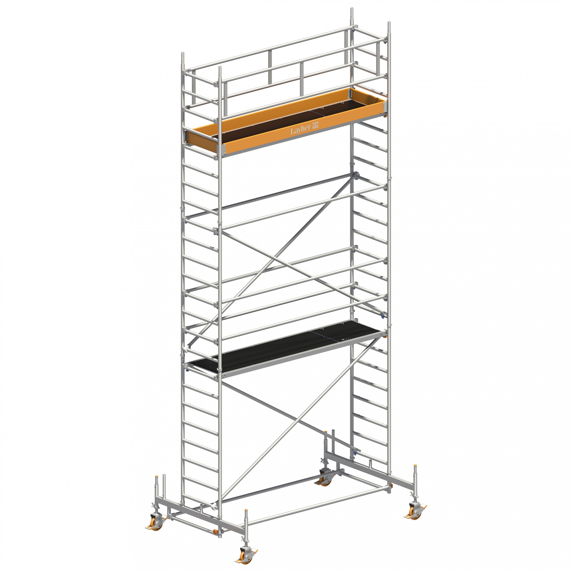 Layher Rollgerüst Uni Standard 7,35m AH (DIN EN 1004:2004)