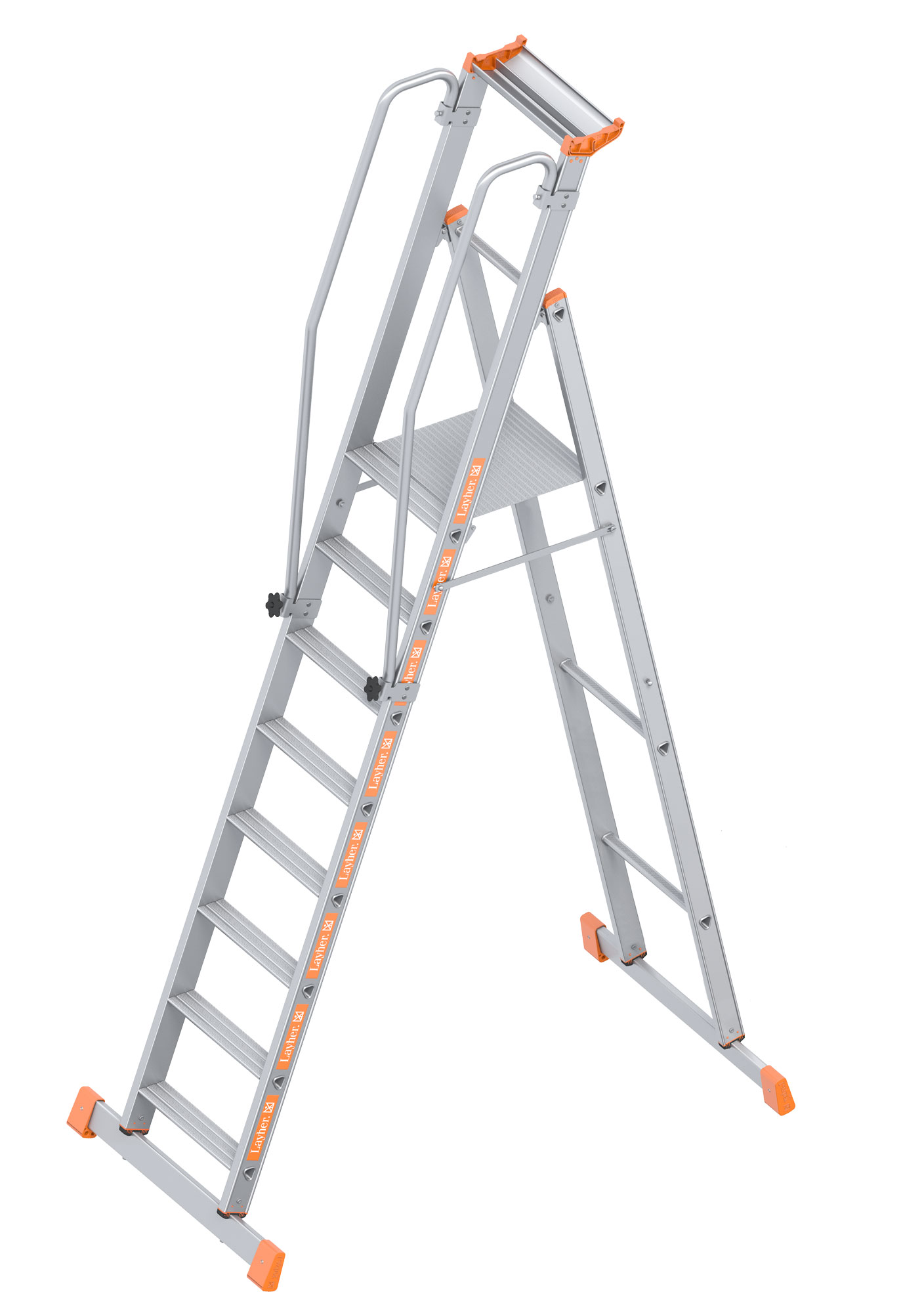 Layher Topic 1074 Plattformleiter 8 Stufen