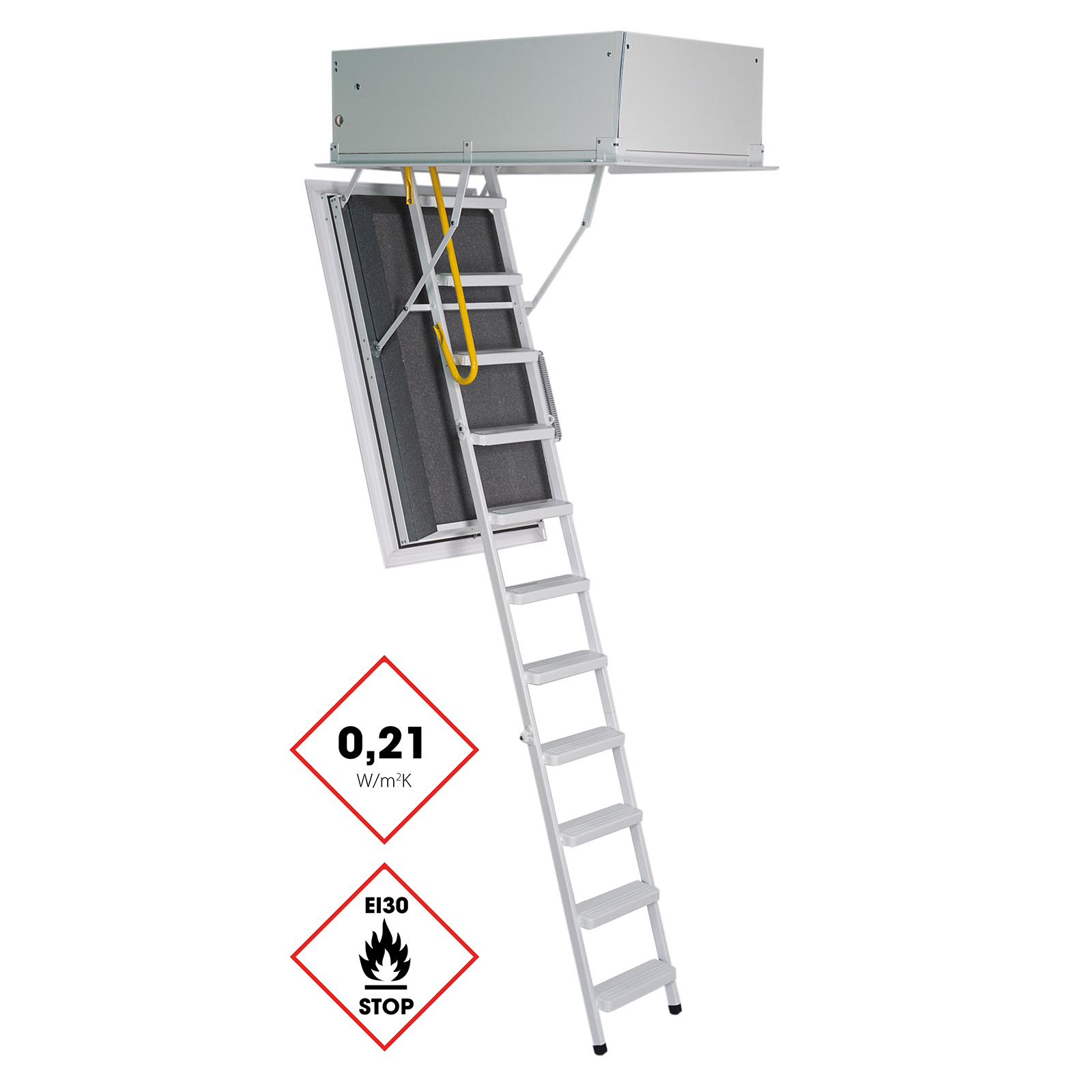 Minka Bodentreppe Arctic Fire brandhemmend mit U-Wert 0,14-0,21 W/m2K bis 275cm Raumhöhe