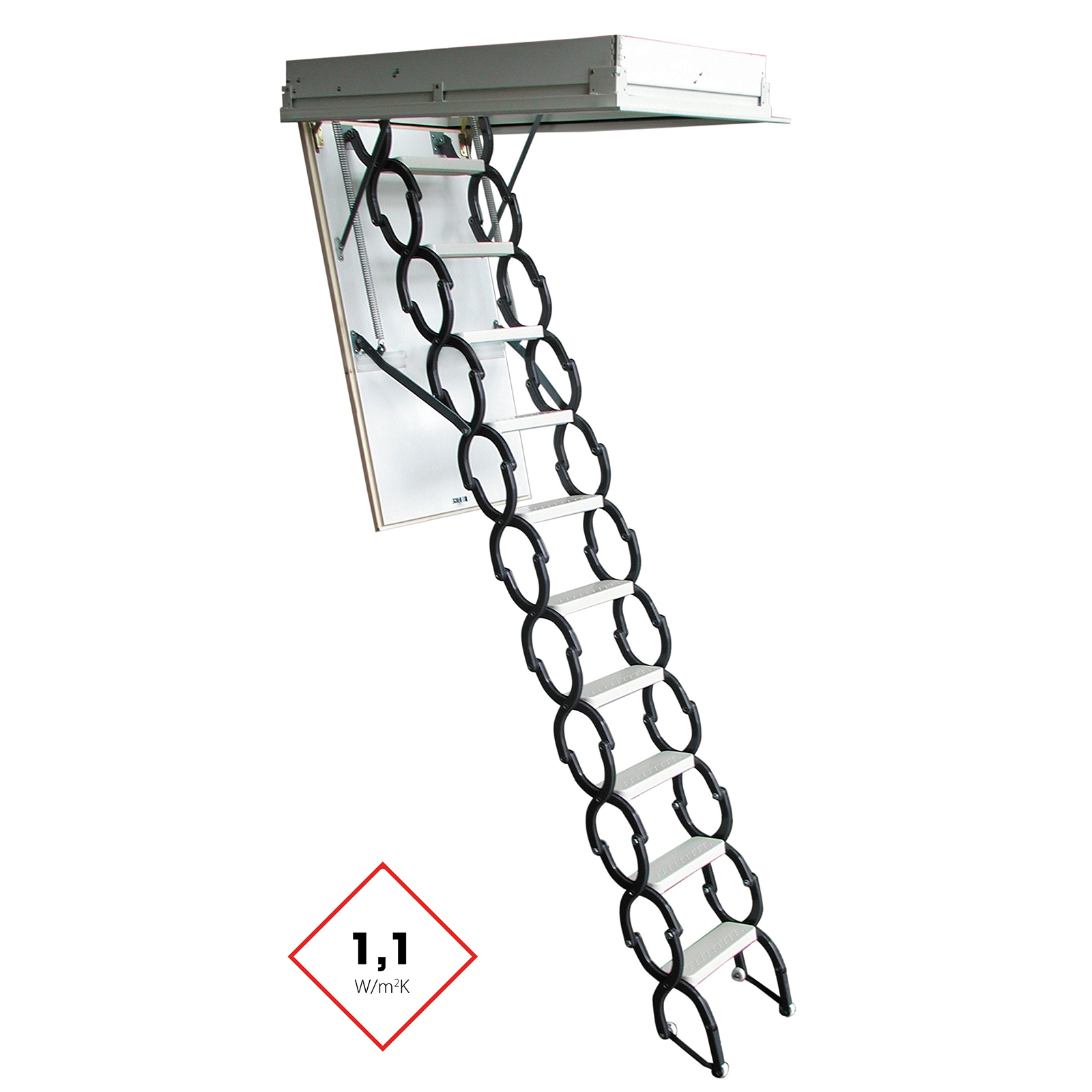 Minka Bodentreppe Euro Star mit U-Wert 1,1 W/m2K bis 300cm Raumhöhe