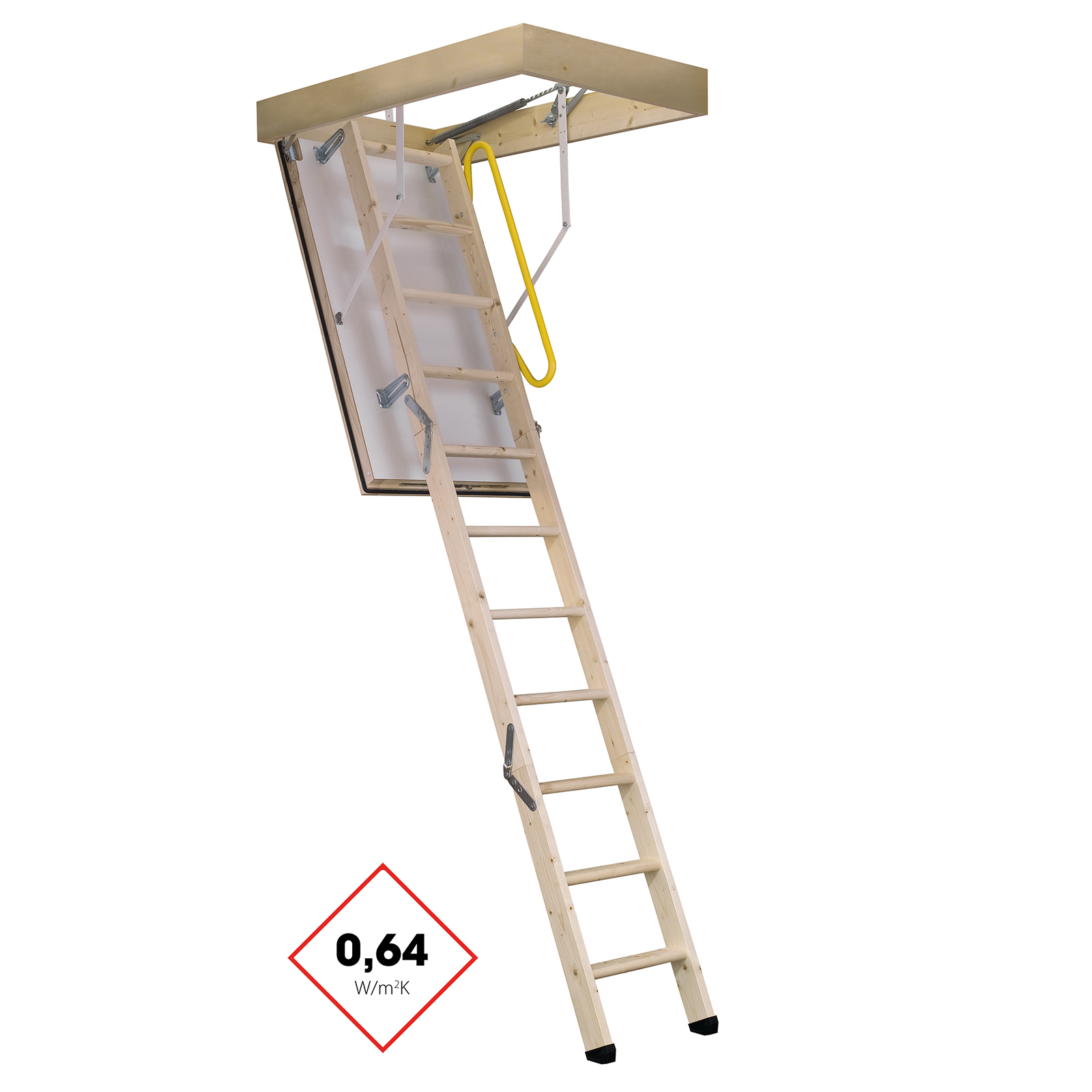 Minka Bodentreppe Polar 60 mit U-Wert 0,24-0,64 W/m2K bis 280cm Raumhöhe