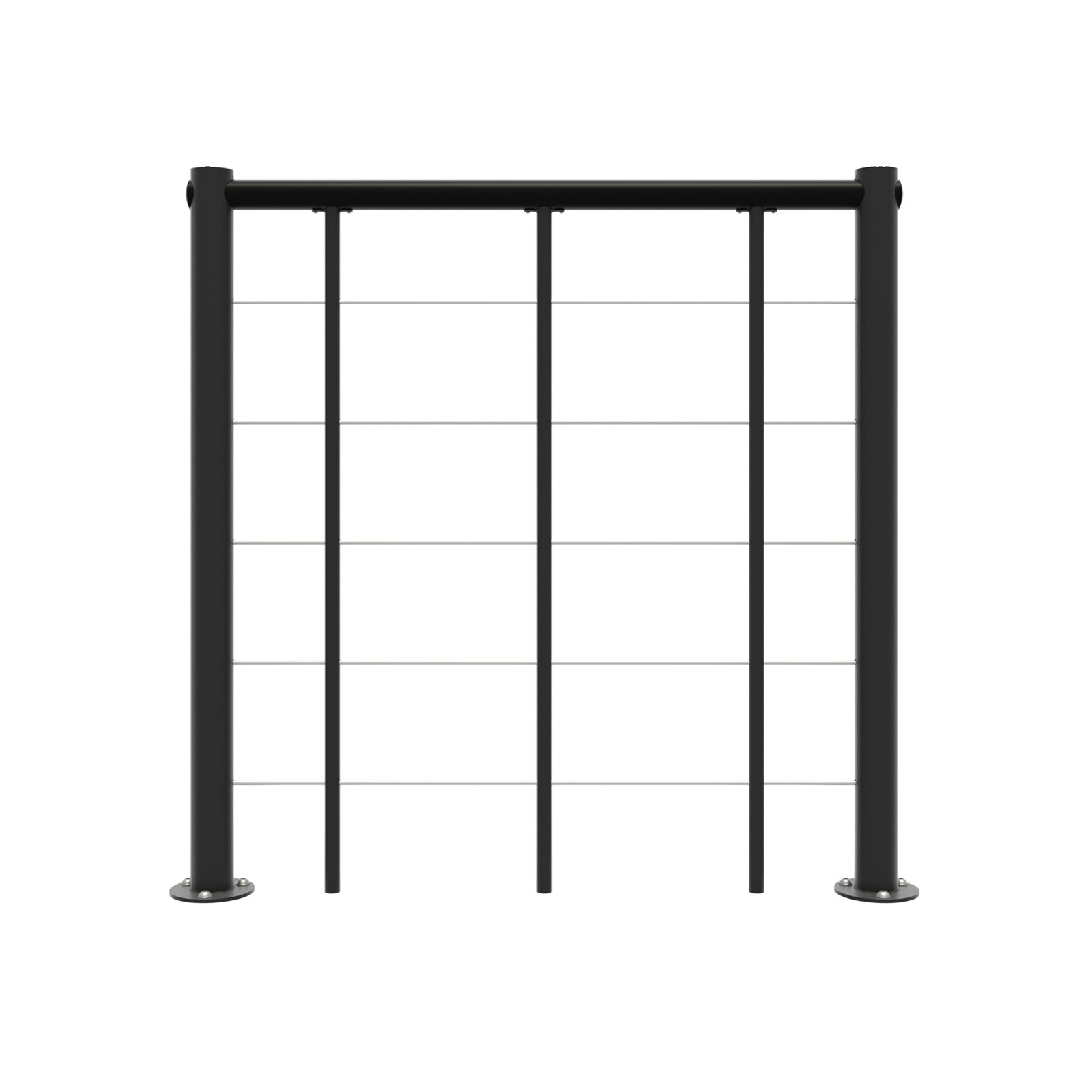 Minka Brüstungsgeländer zu Spino Zink Color Schwarz