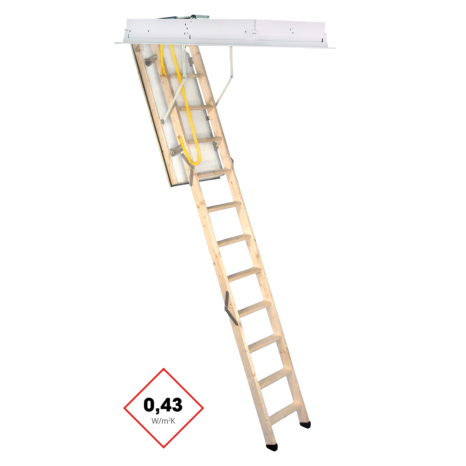 Minka Dachbodentreppe Euro Trend Profi mit Stahlzarge und Schnellmontagesystem