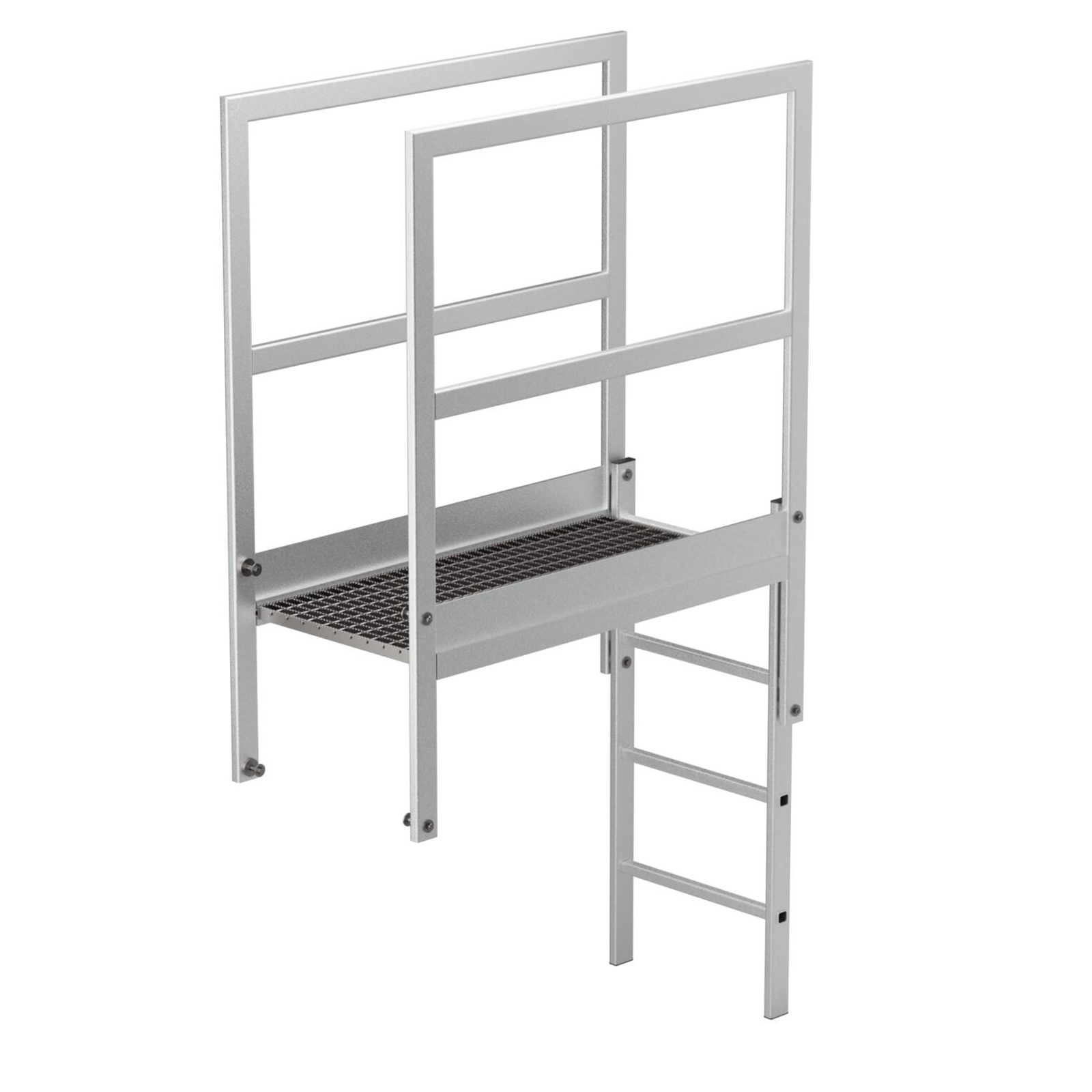 MUNK Attika-Überstieg in Sonderlängen Aluminium eloxiert 1200mm