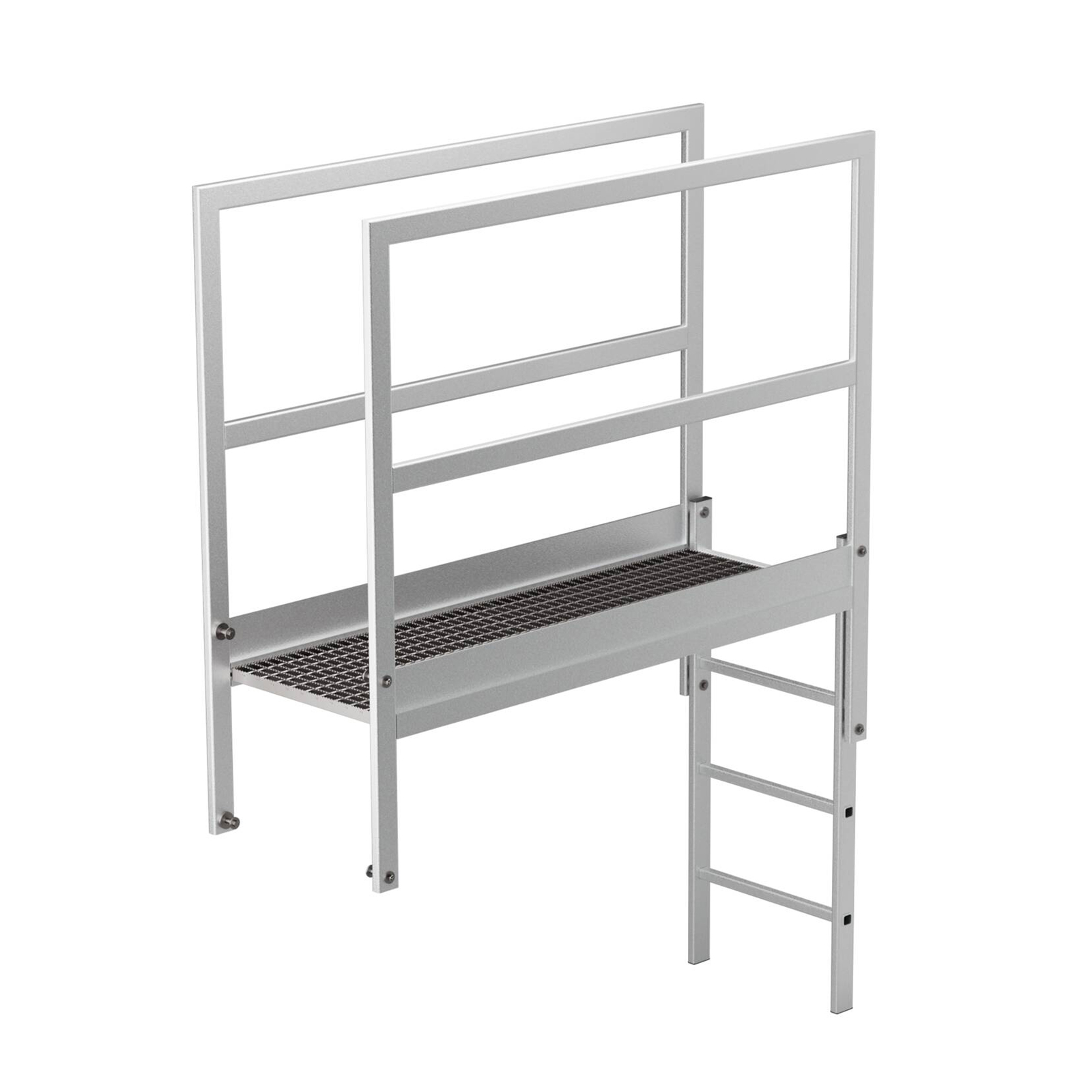 MUNK Attika-Überstieg in Sonderlängen Aluminium eloxiert 1600mm