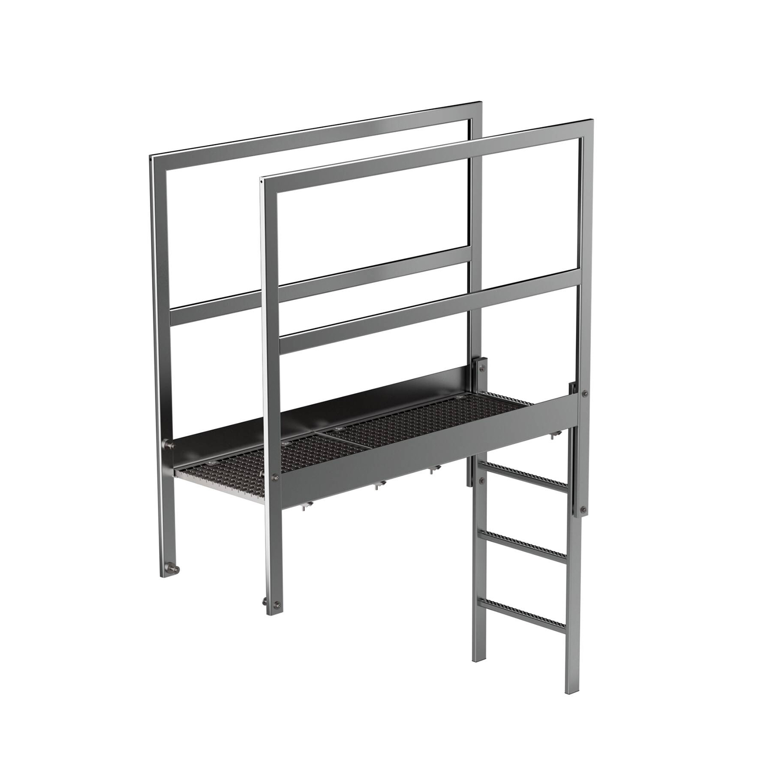 MUNK Attika-Überstieg in Sonderlängen Edelstahl 1600mm