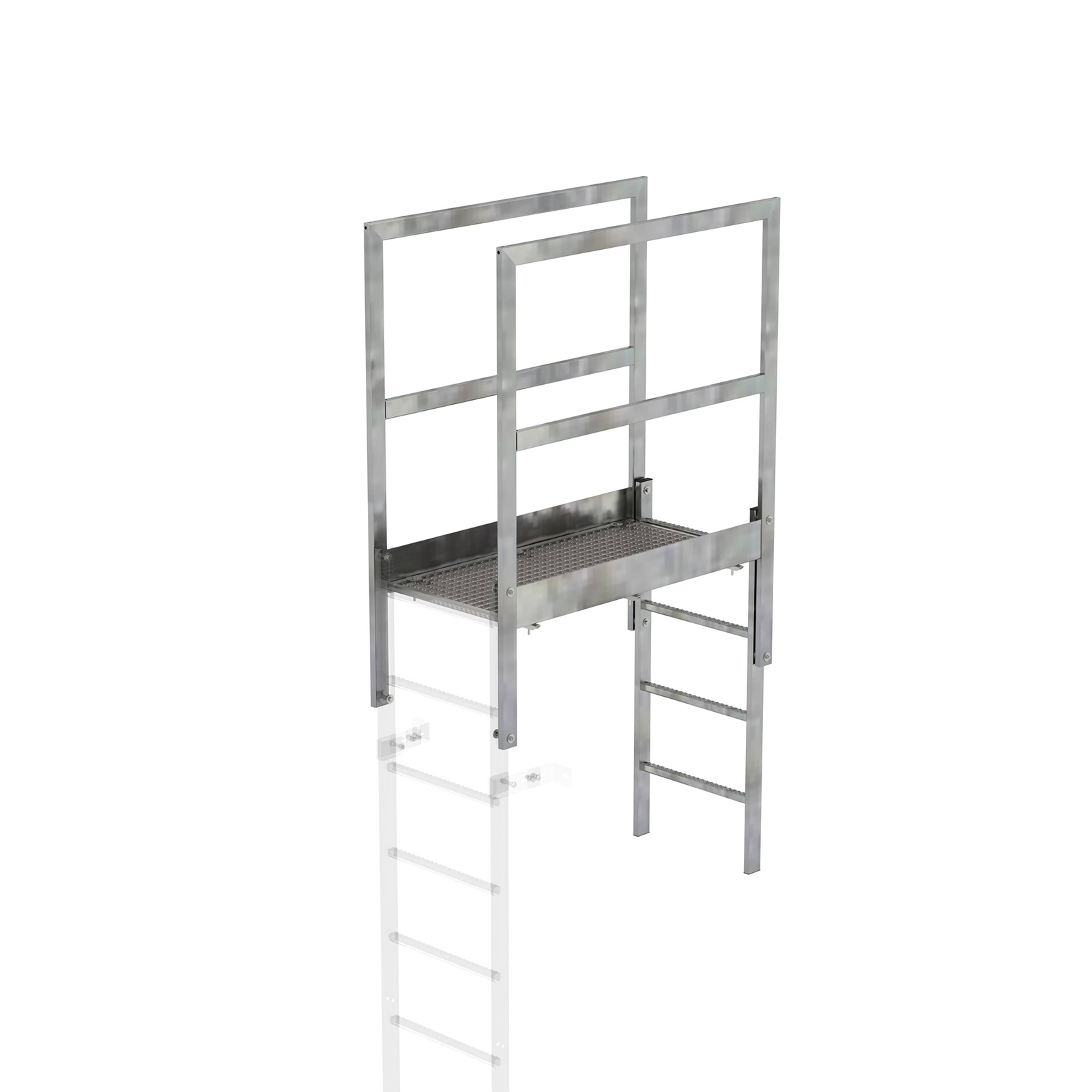 MUNK Attika-Überstieg in Sonderlängen Stahl verzinkt 1400mm