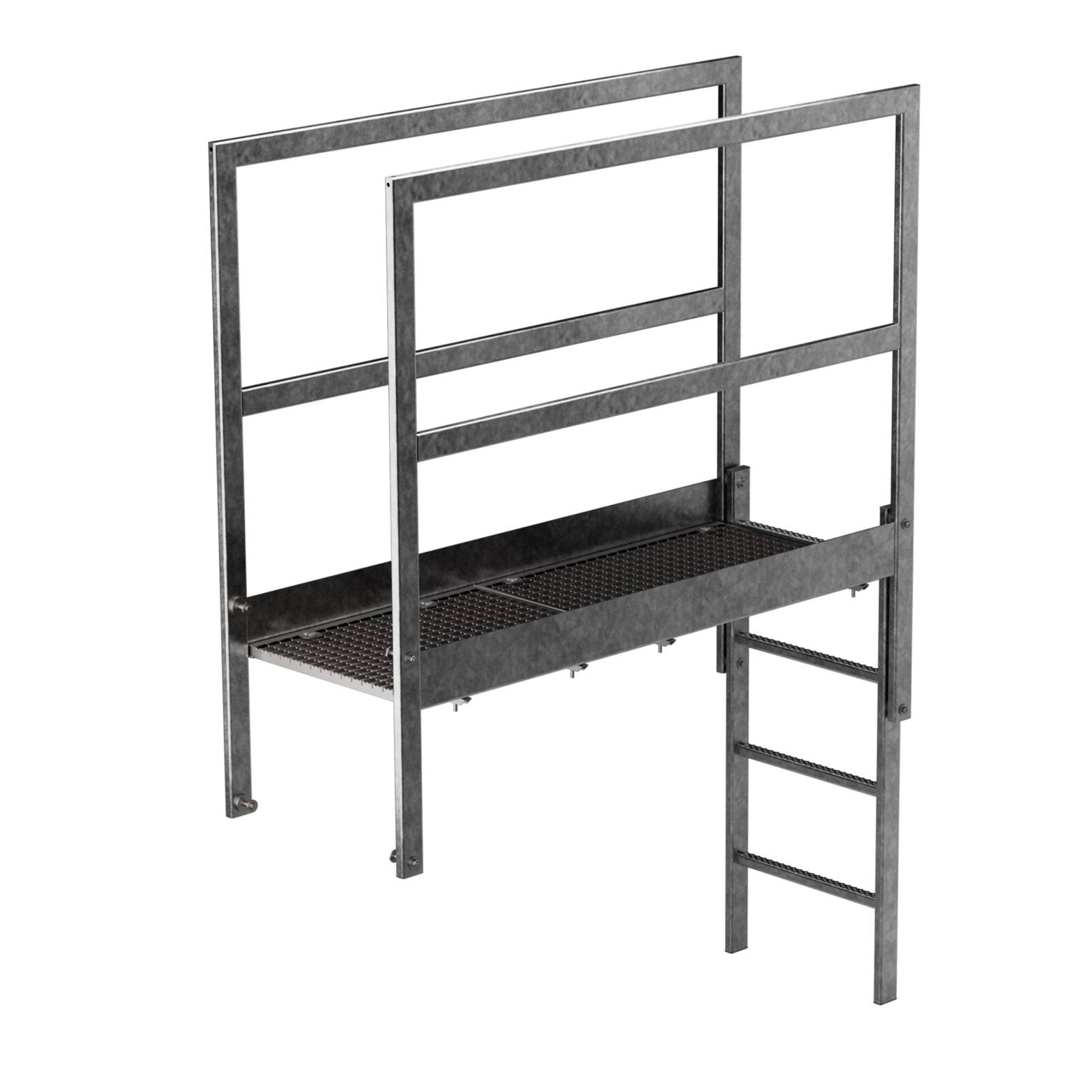 MUNK Attika-Überstieg in Sonderlängen Stahl verzinkt 1600mm