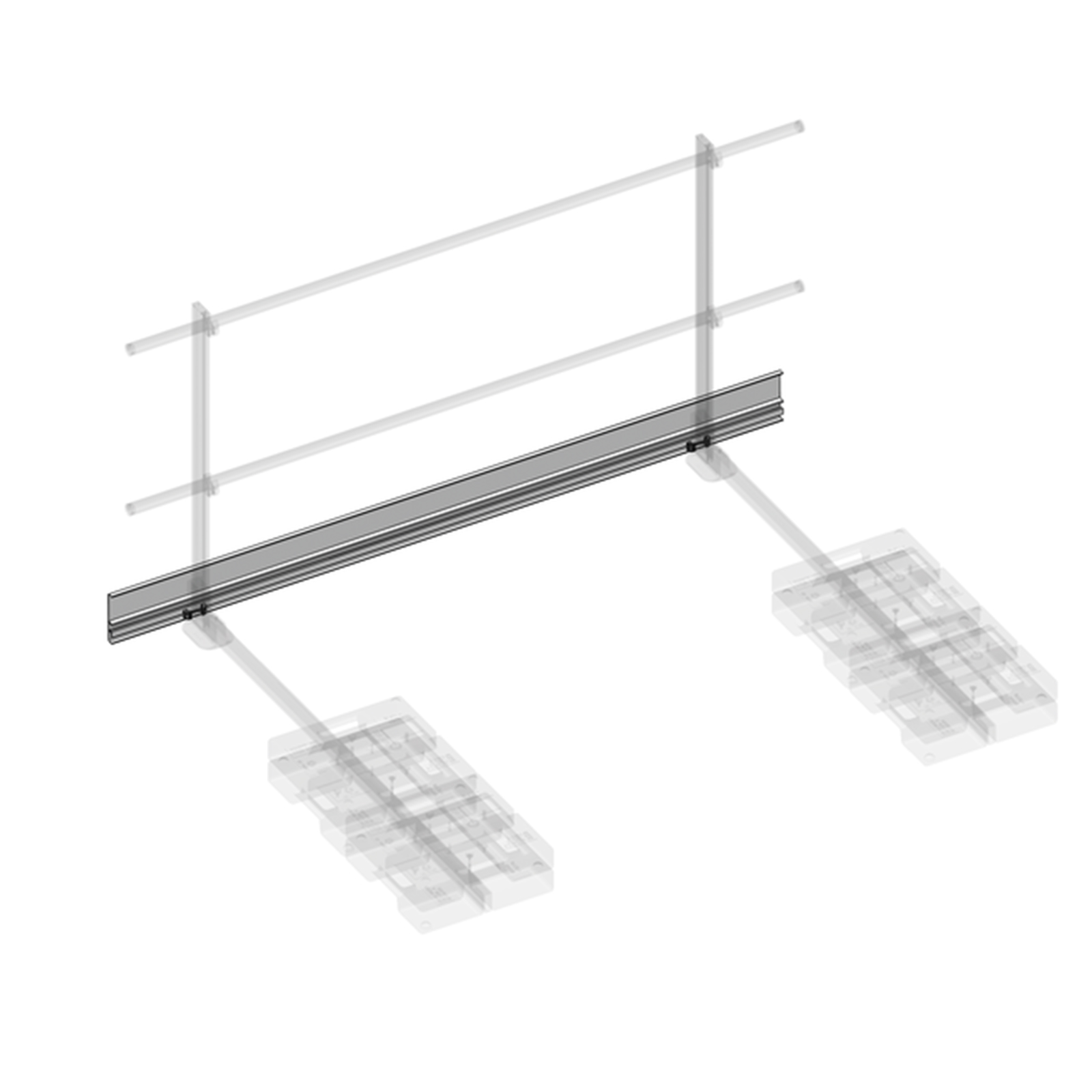 MUNK Fußleiste 2m für Ausstiegsgeländer seitlich