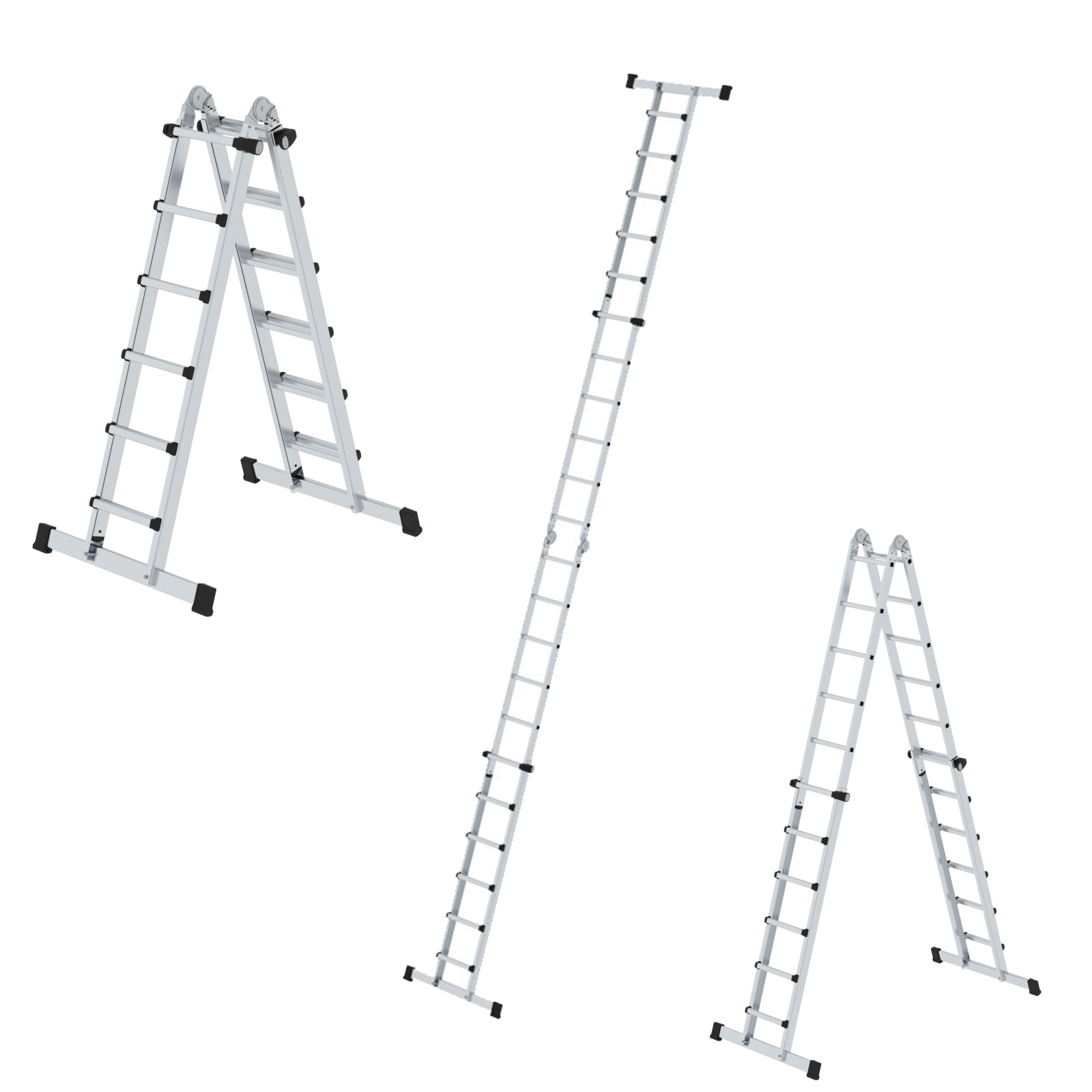 MUNK Teleskopleiter mit Traverse