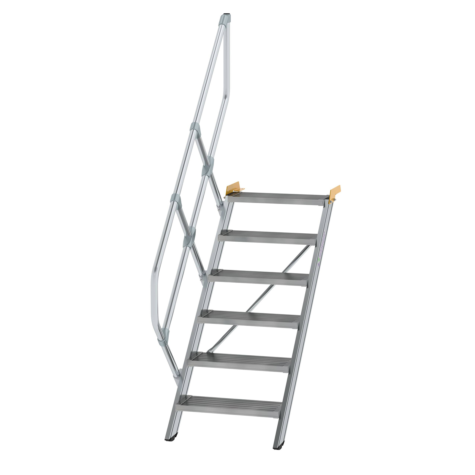 MUNK Treppe 45°  inkl. einen Handlauf, 600mm Stufenbreite, 6 Stufen